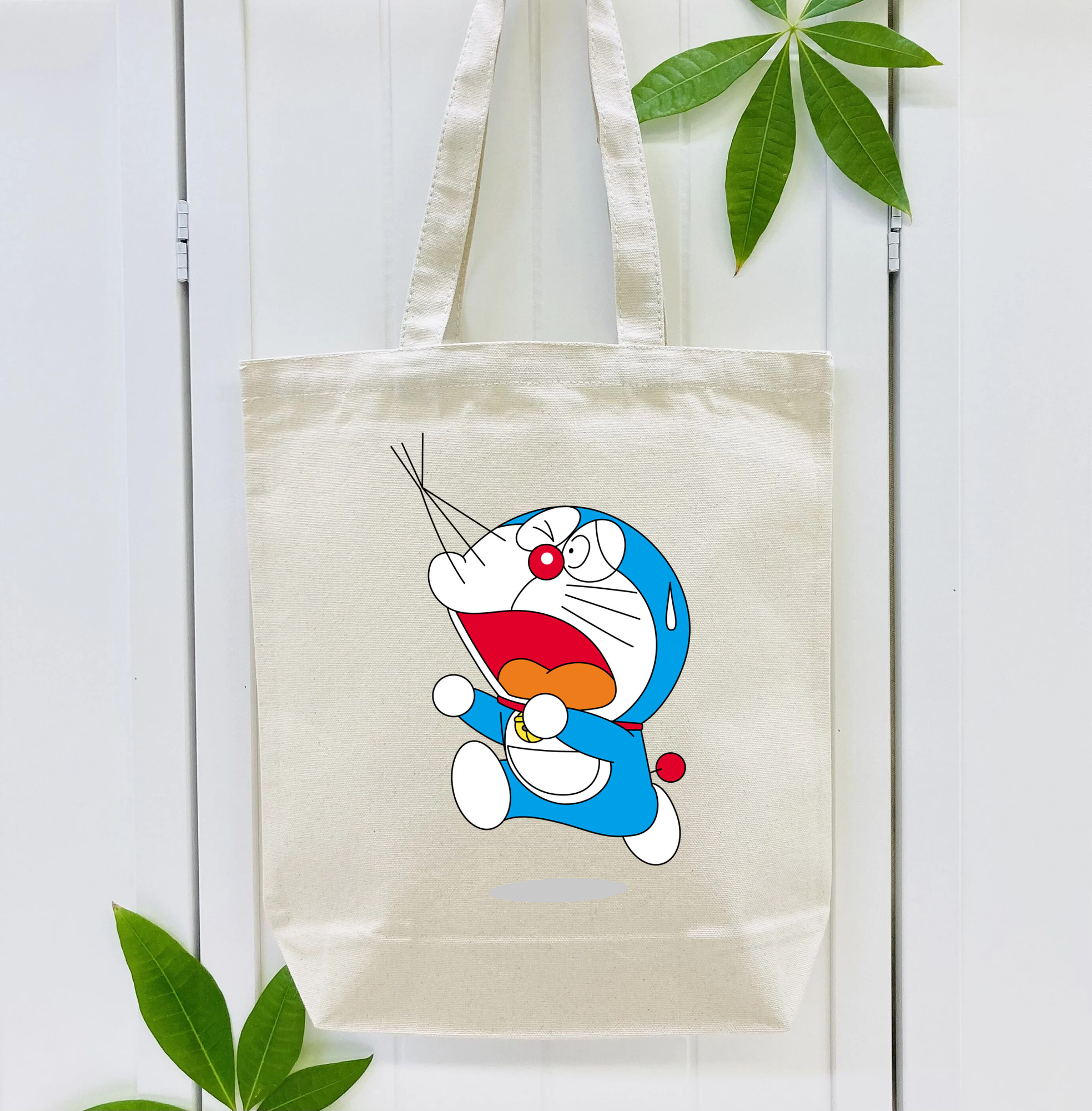 ドラえもん Doraemon 縦型キャンバス生地手提げバッグ　トートバッグ
