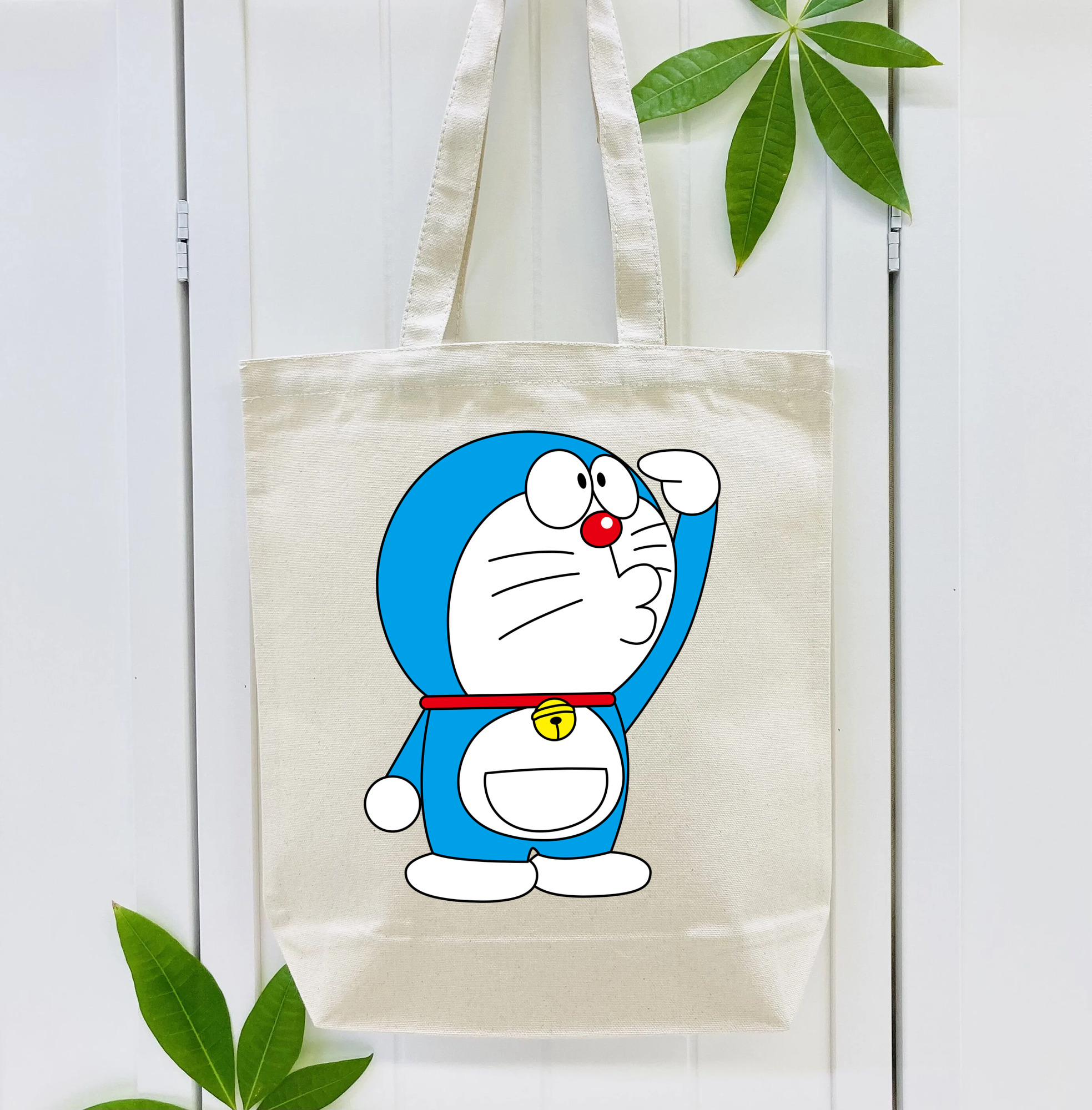 ドラえもん Doraemon 縦型キャンバス生地手提げバッグ　トートバッグ