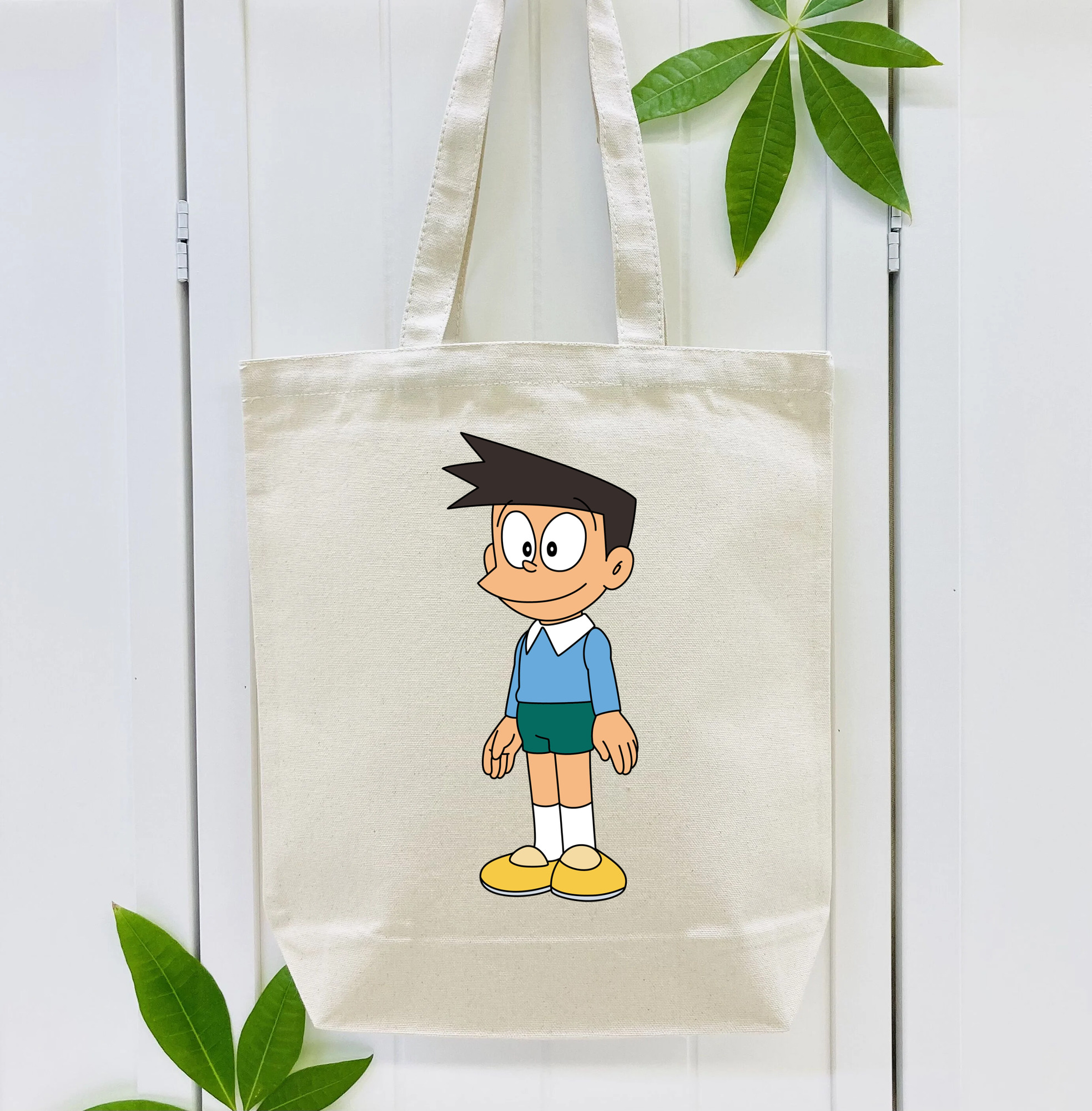 ドラえもん 骨川 スネ夫 Doraemon Honekawa Suneo 縦型キャンバス生地手提げバッグ　トートバッグ