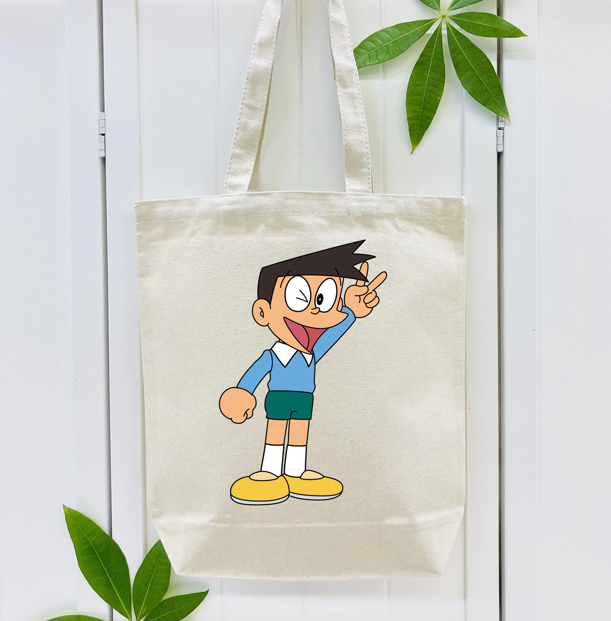 ドラえもん 骨川 スネ夫 Doraemon Honekawa Suneo 縦型キャンバス生地手提げバッグ　トートバッグ