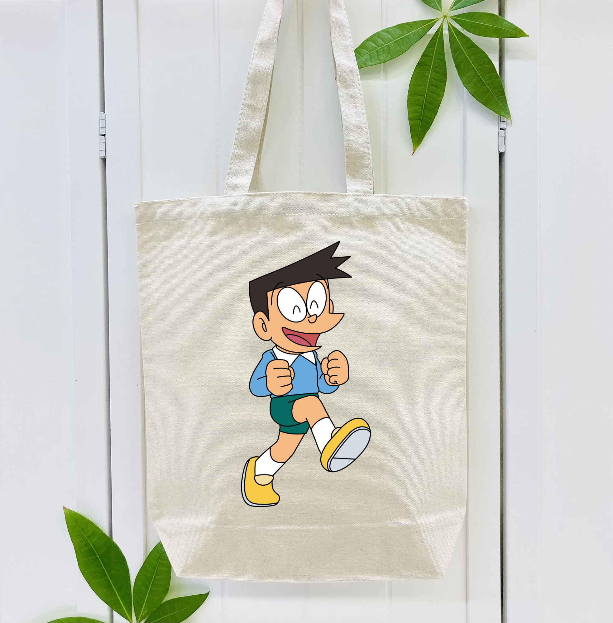 ドラえもん 骨川 スネ夫 Doraemon Honekawa Suneo 縦型キャンバス生地手提げバッグ　トートバッグ