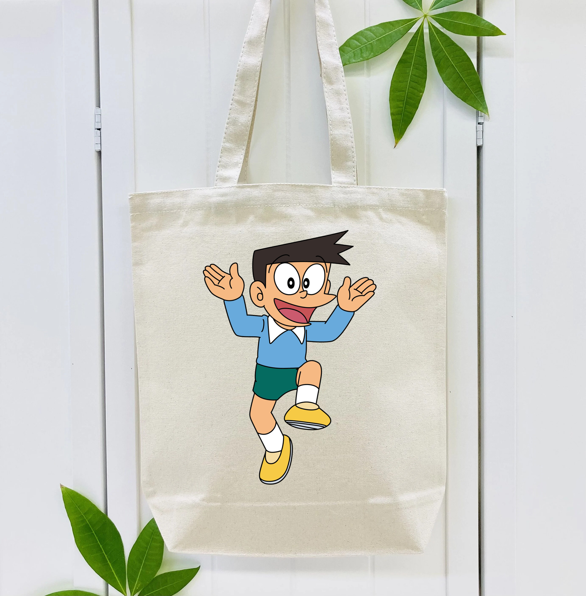 ドラえもん 骨川 スネ夫 Doraemon Honekawa Suneo 縦型キャンバス生地手提げバッグ　トートバッグ