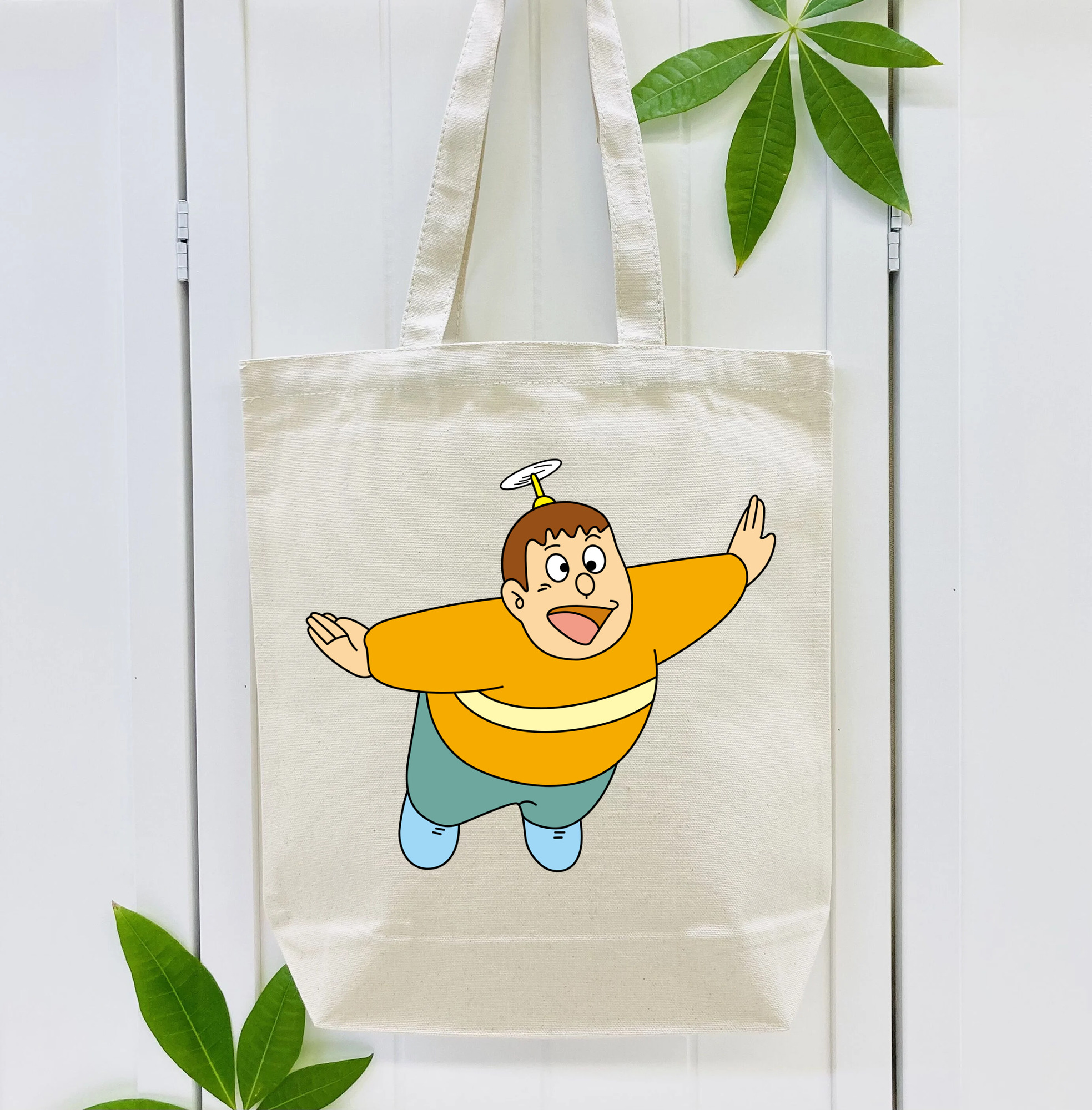 ドラえもん 剛田武 Doraemon Gouta Takeshi 縦型キャンバス生地手提げバッグ　トートバッグ