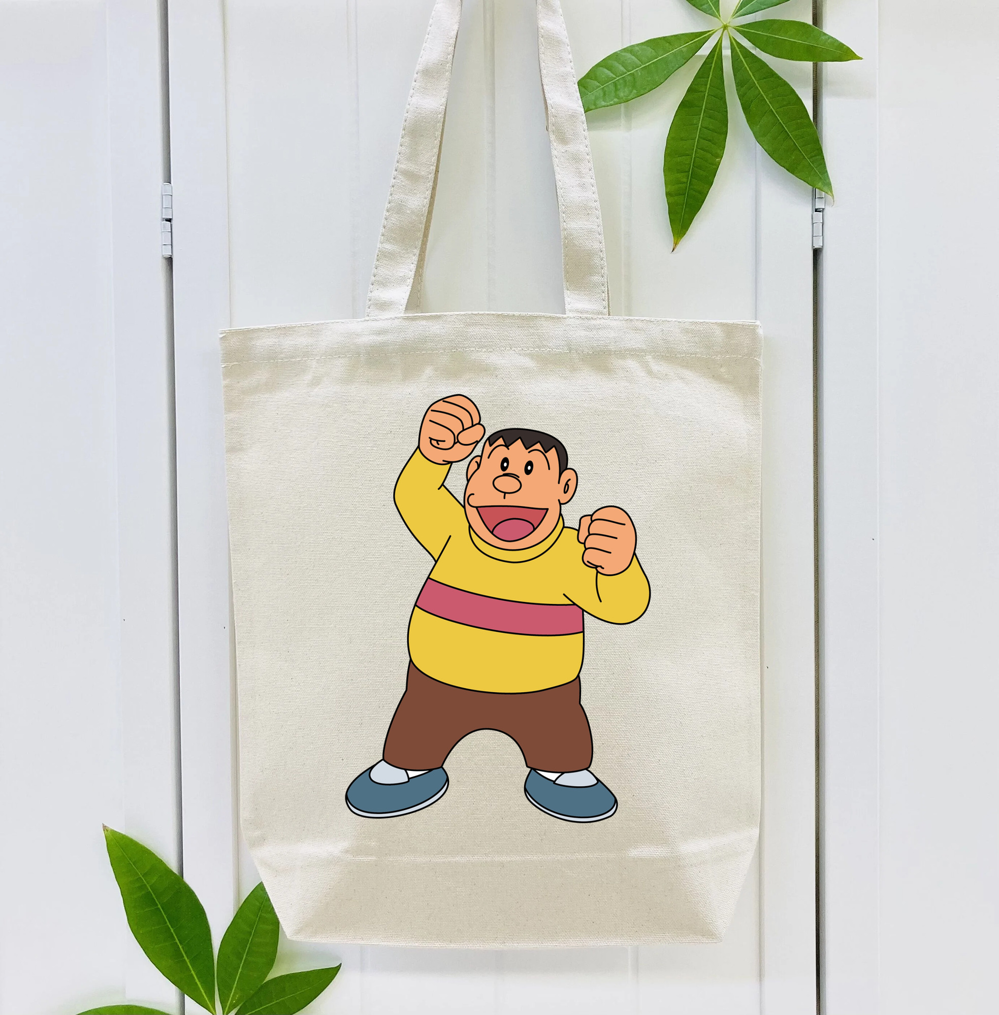 ドラえもん 剛田武 Doraemon Gouta Takeshi 縦型キャンバス生地手提げバッグ　トートバッグ