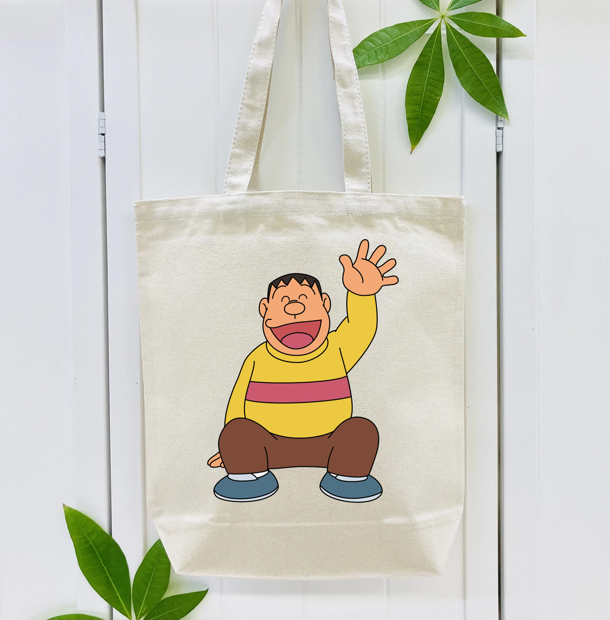 ドラえもん 剛田武 Doraemon Gouta Takeshi 縦型キャンバス生地手提げバッグ　トートバッグ