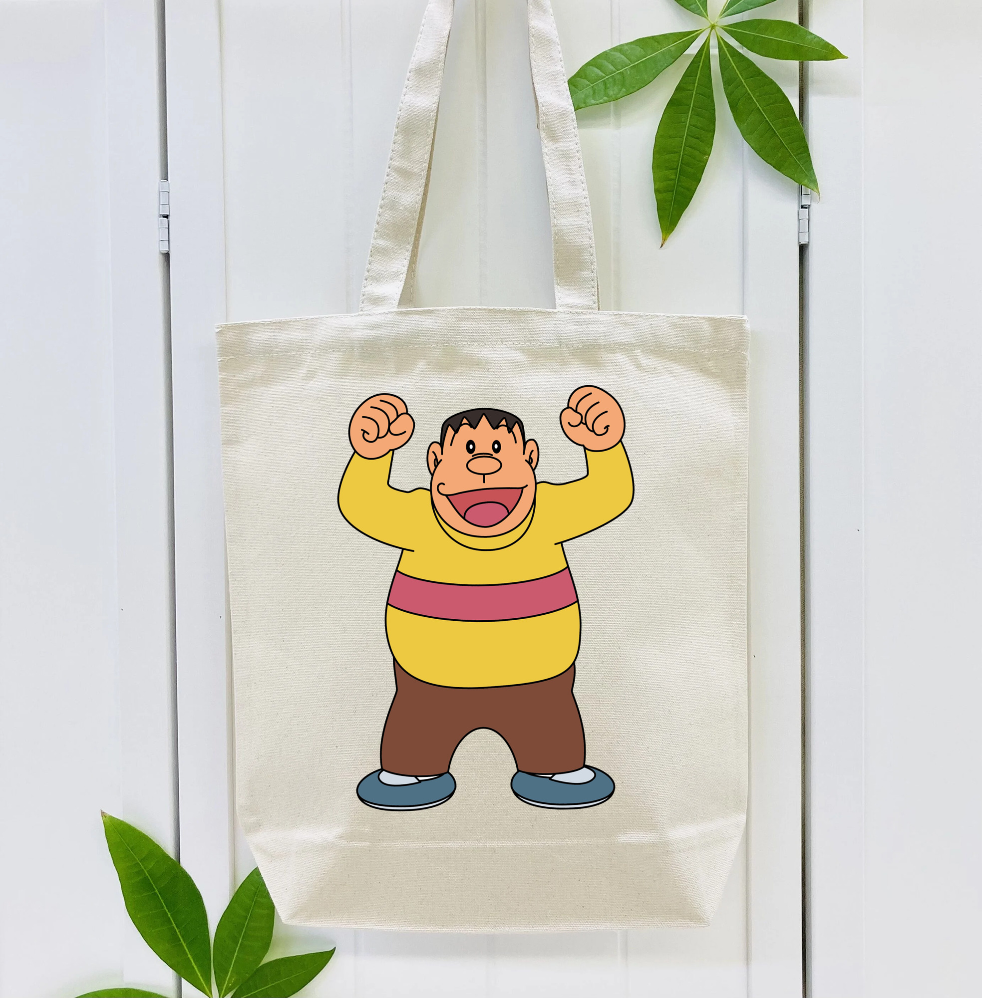 ドラえもん 剛田武 Doraemon Gouta Takeshi 縦型キャンバス生地手提げバッグ　トートバッグ
