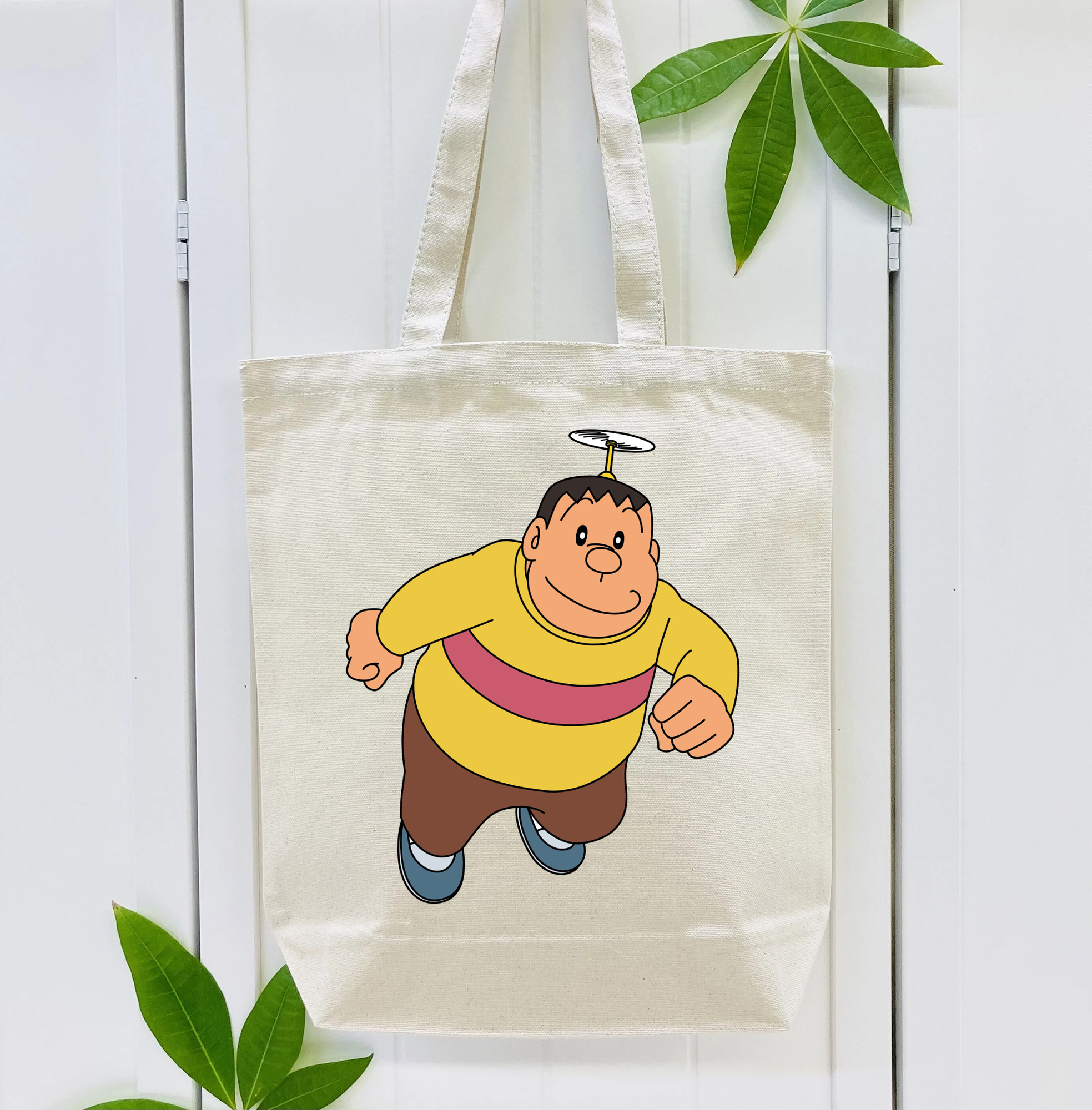 ドラえもん 剛田武 Doraemon Gouta Takeshi 縦型キャンバス生地手提げバッグ　トートバッグ