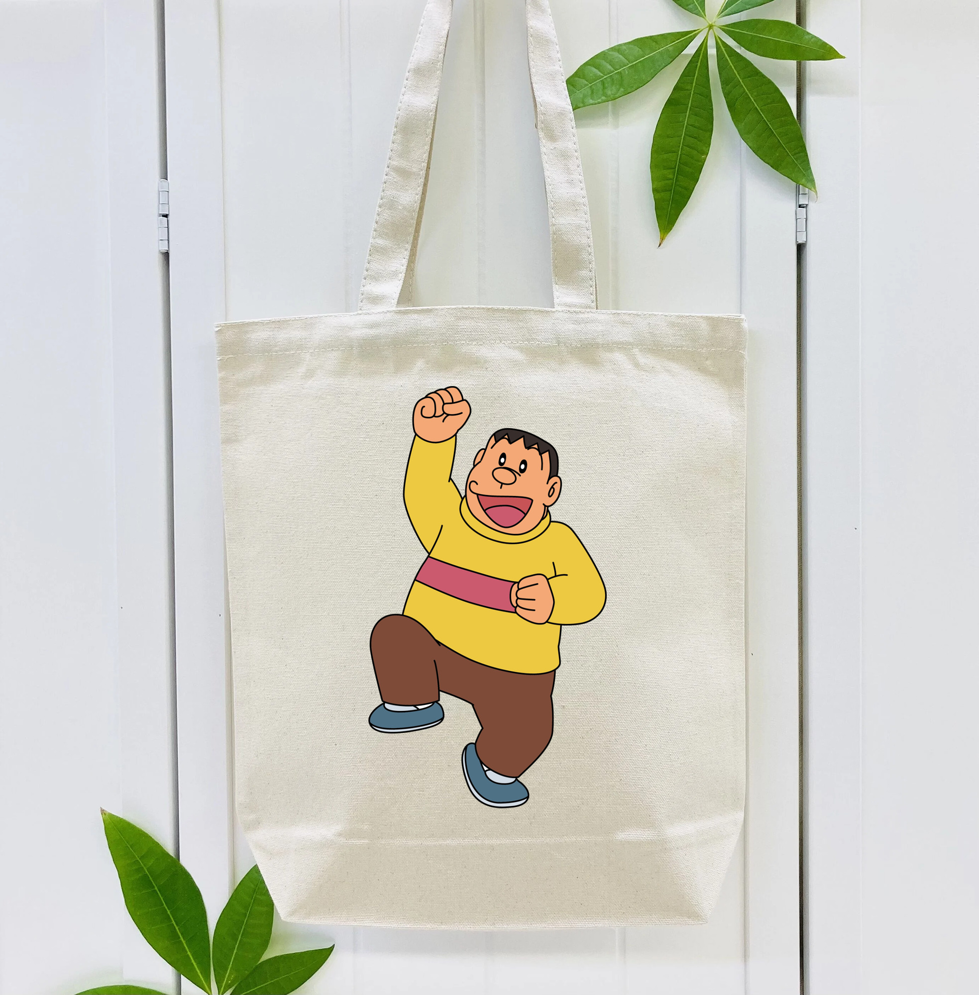 ドラえもん 剛田武 Doraemon Gouta Takeshi 縦型キャンバス生地手提げバッグ　トートバッグ