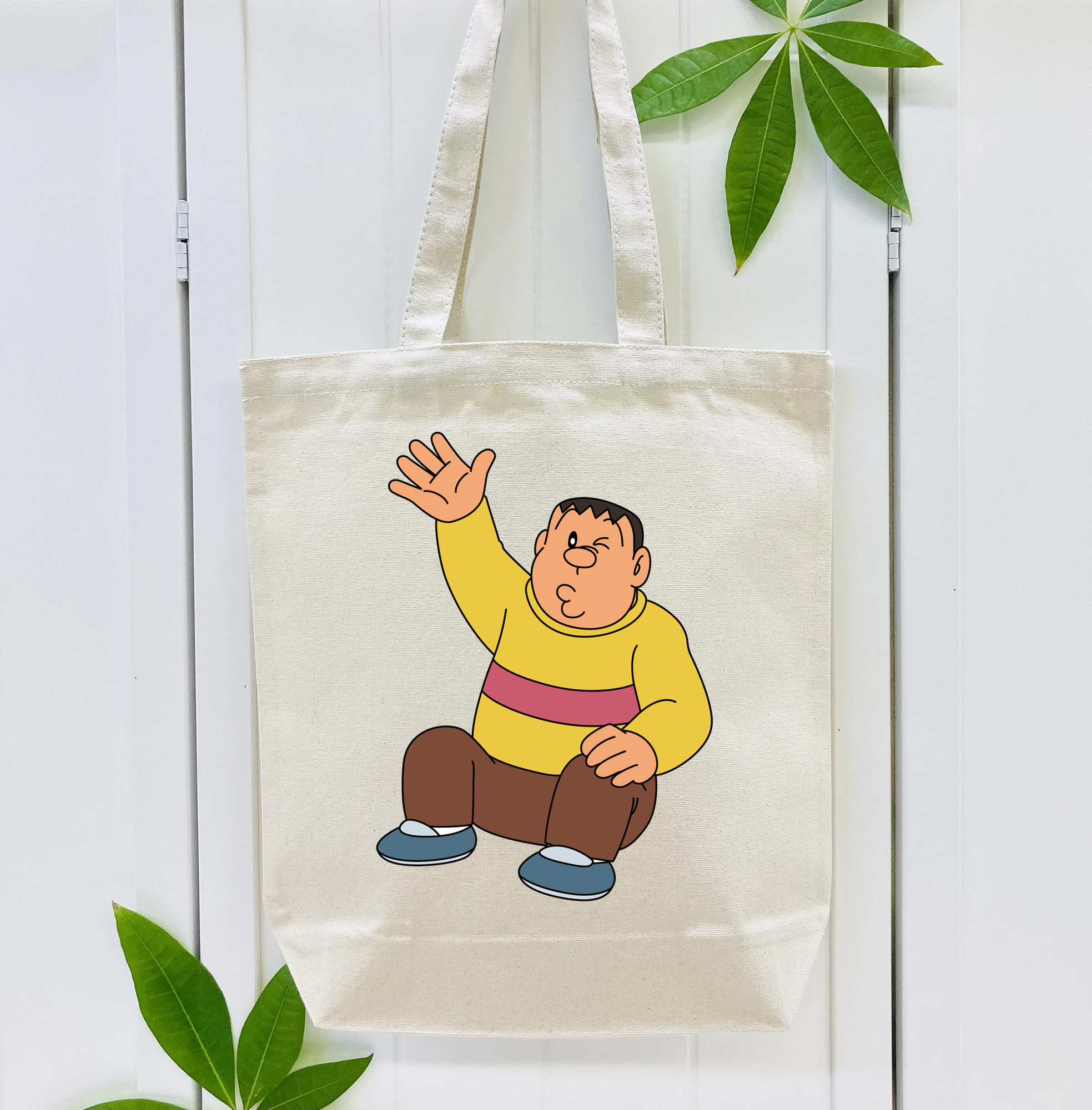 ドラえもん 剛田武 Doraemon Gouta Takeshi 縦型キャンバス生地手提げバッグ　トートバッグ