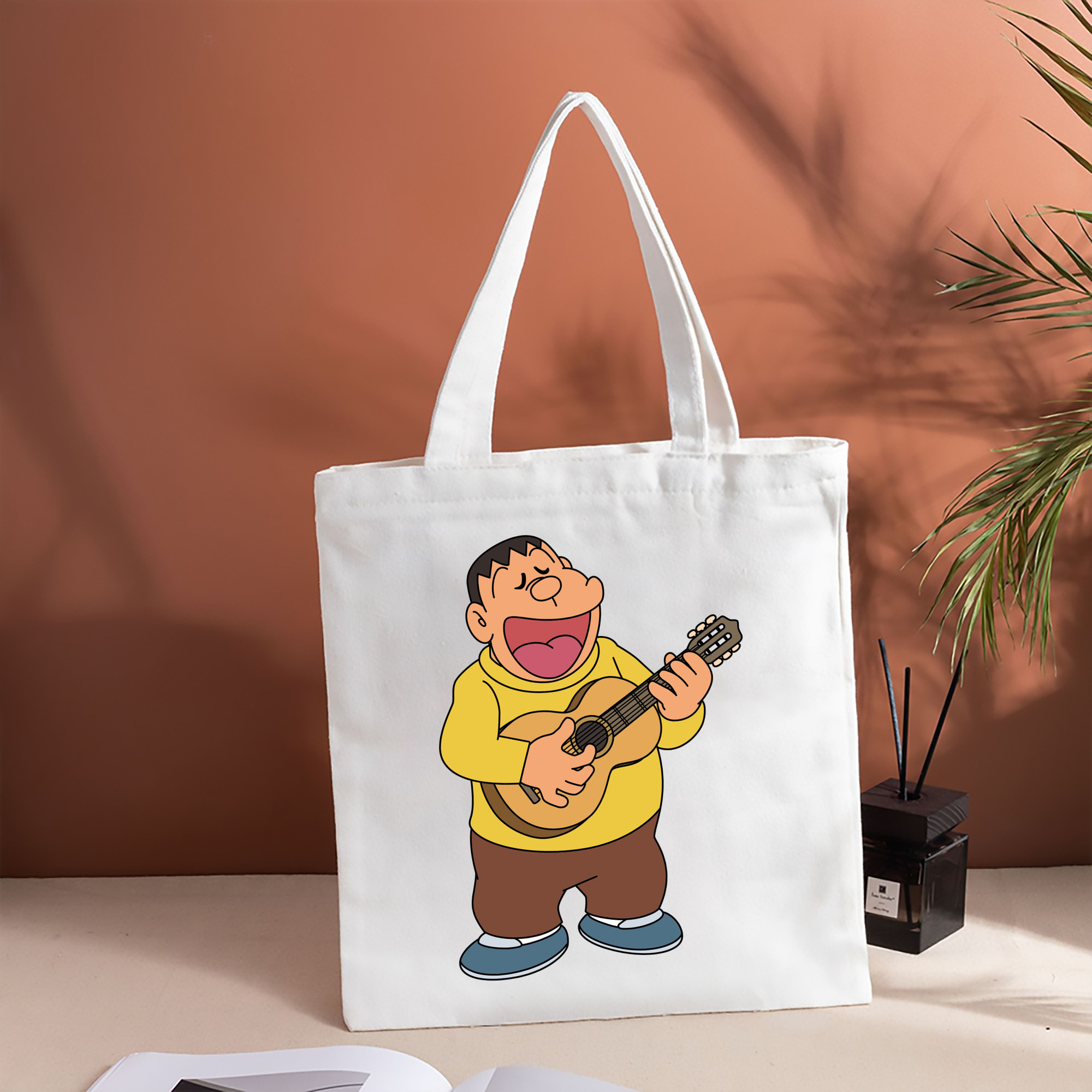 ドラえもん 剛田武 Doraemon Gouta Takeshi 縦型キャンバス生地手提げバッグ　トートバッグ