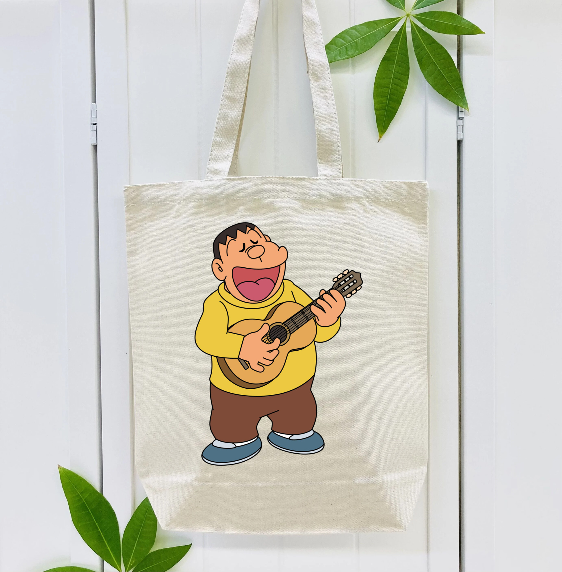 ドラえもん 剛田武 Doraemon Gouta Takeshi 縦型キャンバス生地手提げバッグ　トートバッグ