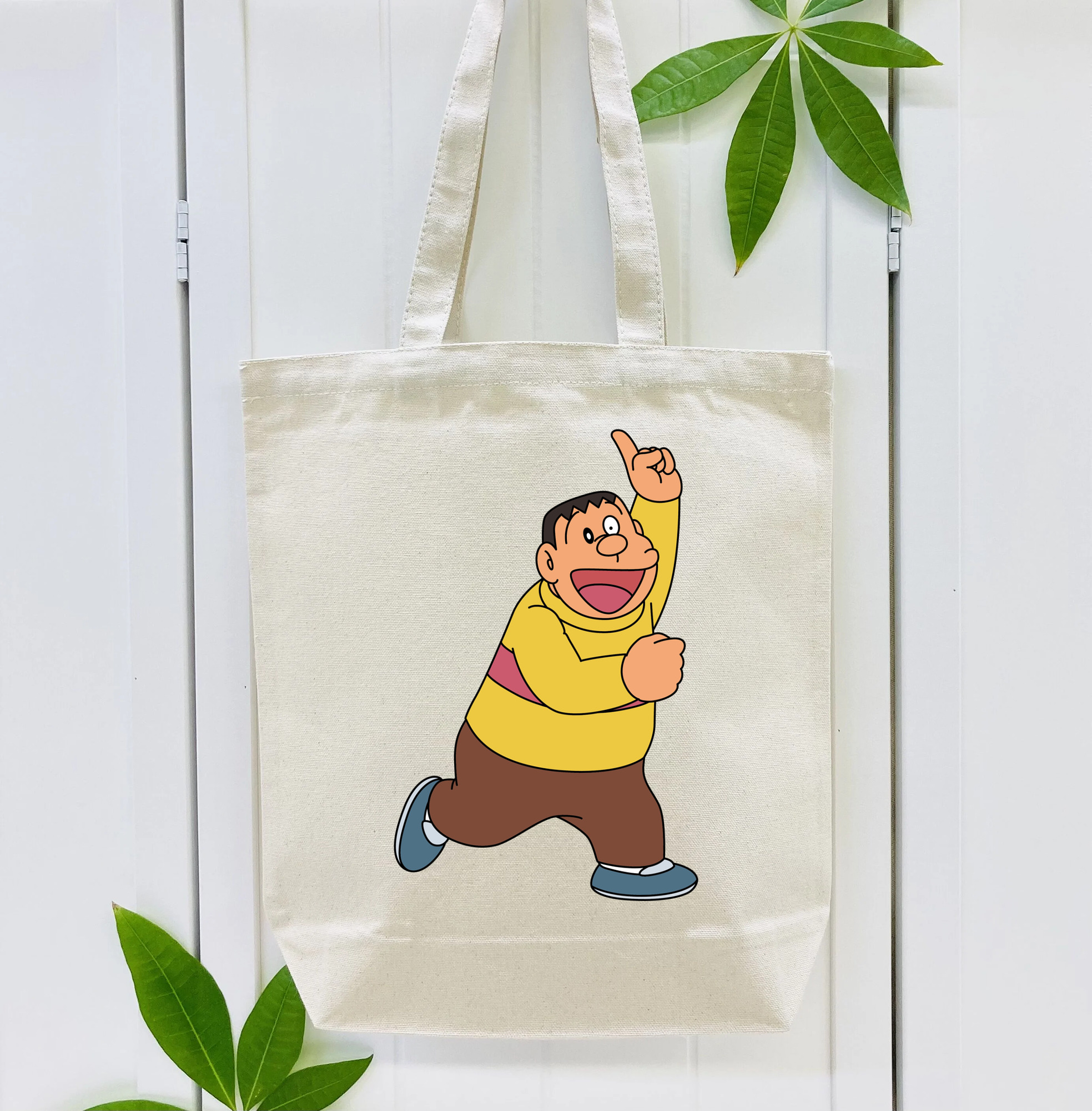 ドラえもん 剛田武 Doraemon Gouta Takeshi 縦型キャンバス生地手提げバッグ　トートバッグ