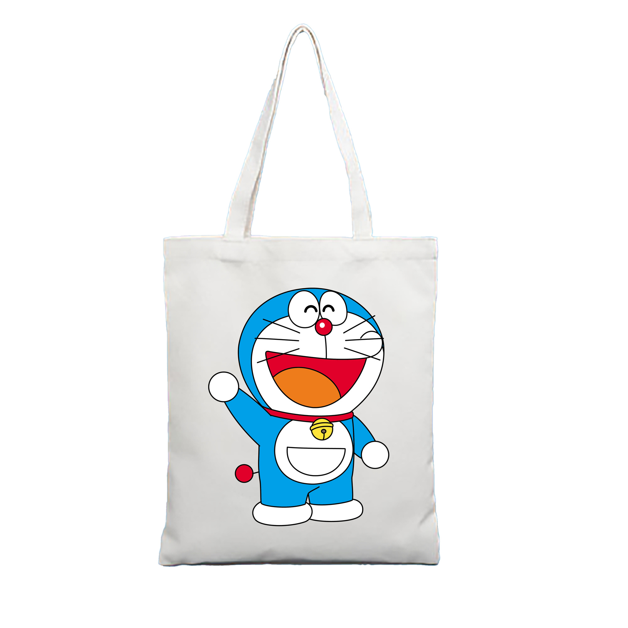 （画像用） ドラえもん Doraemon 縦型キャンバス生地手提げバッグ　トートバッグ
