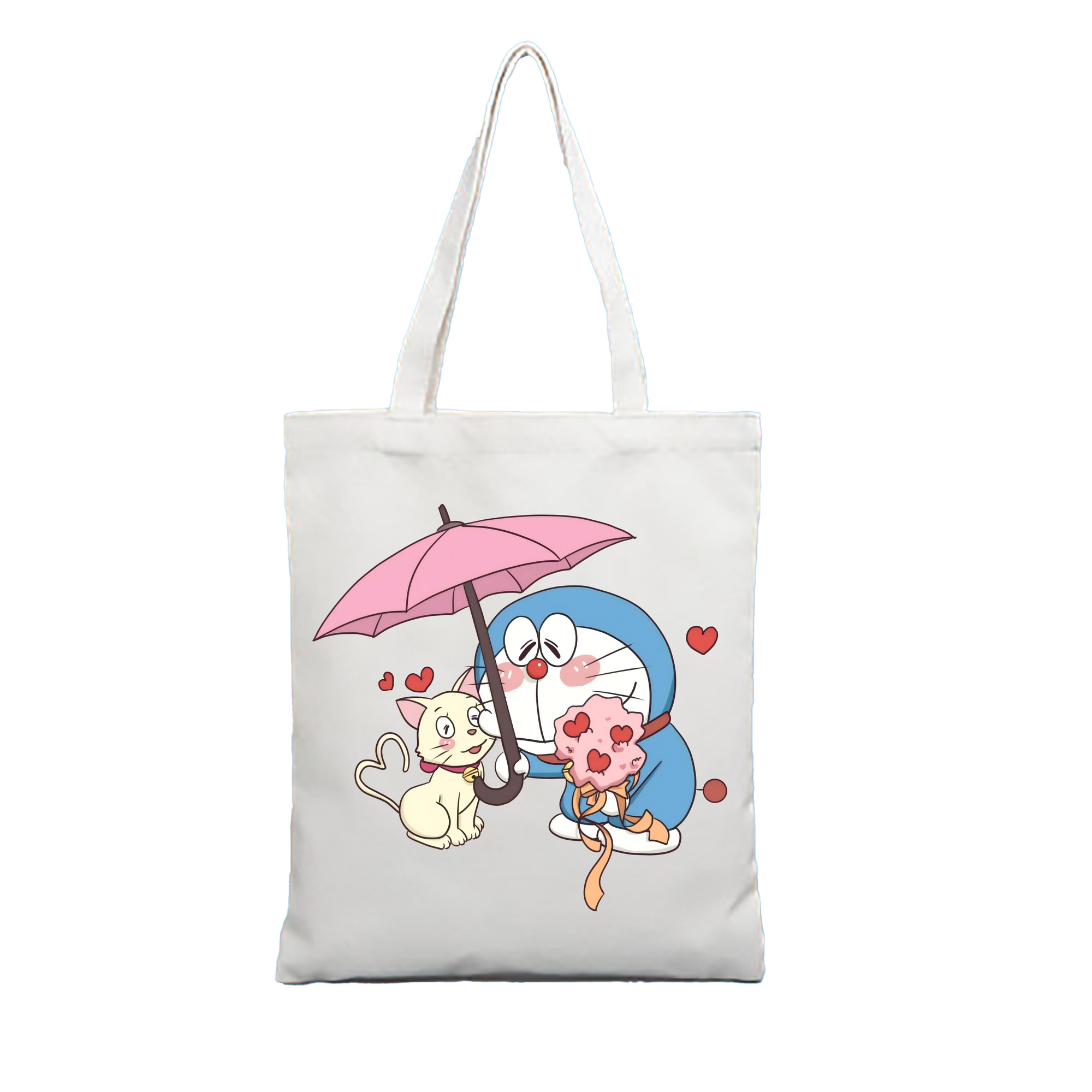 （画像用） ドラえもん Doraemon 縦型キャンバス生地手提げバッグ　トートバッグ