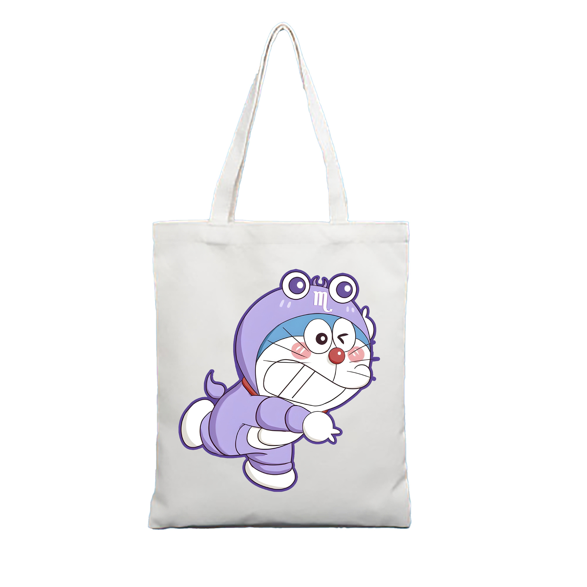 （画像用） ドラえもん Doraemon 縦型キャンバス生地手提げバッグ　トートバッグ