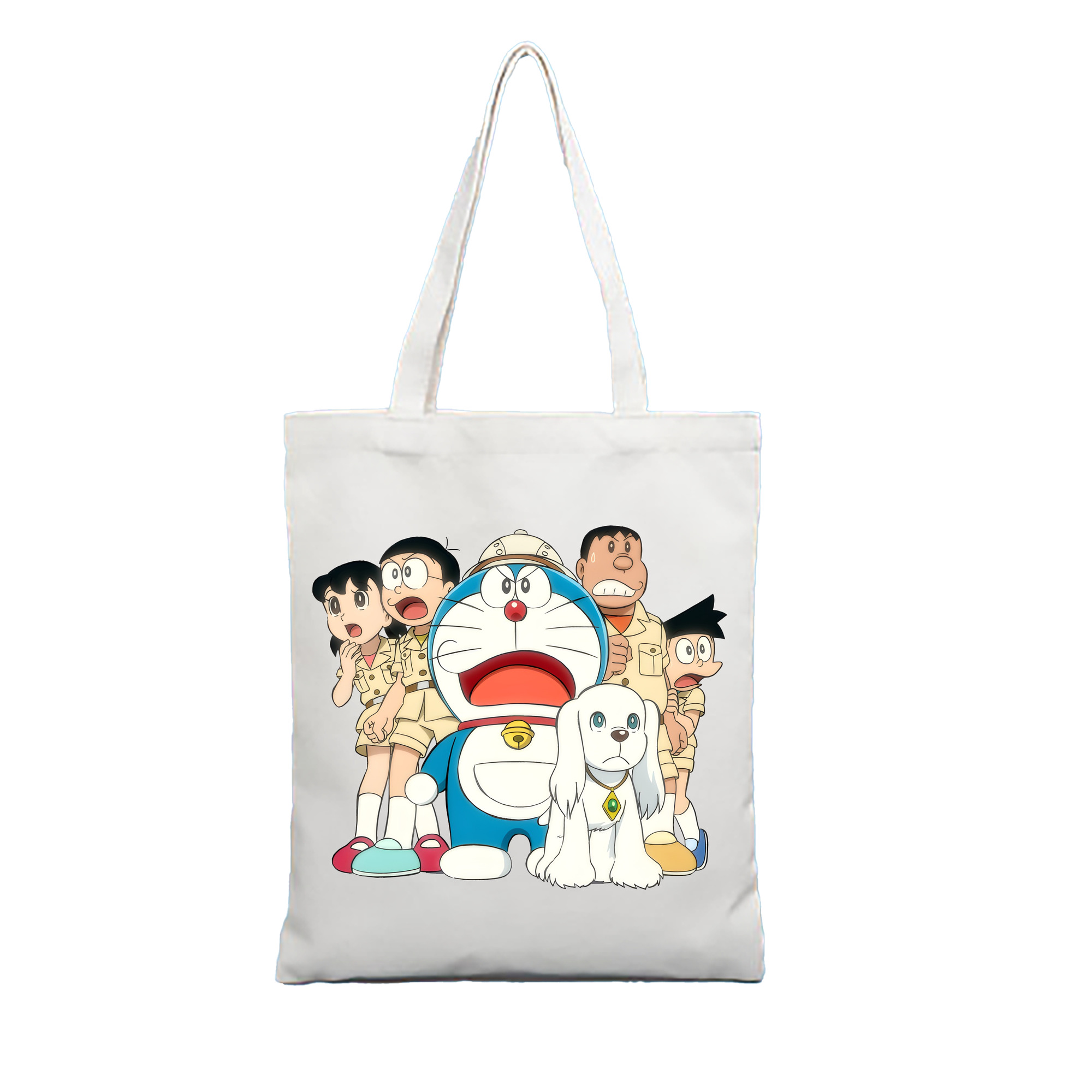 （画像用） ドラえもん Doraemon 縦型キャンバス生地手提げバッグ　トートバッグ