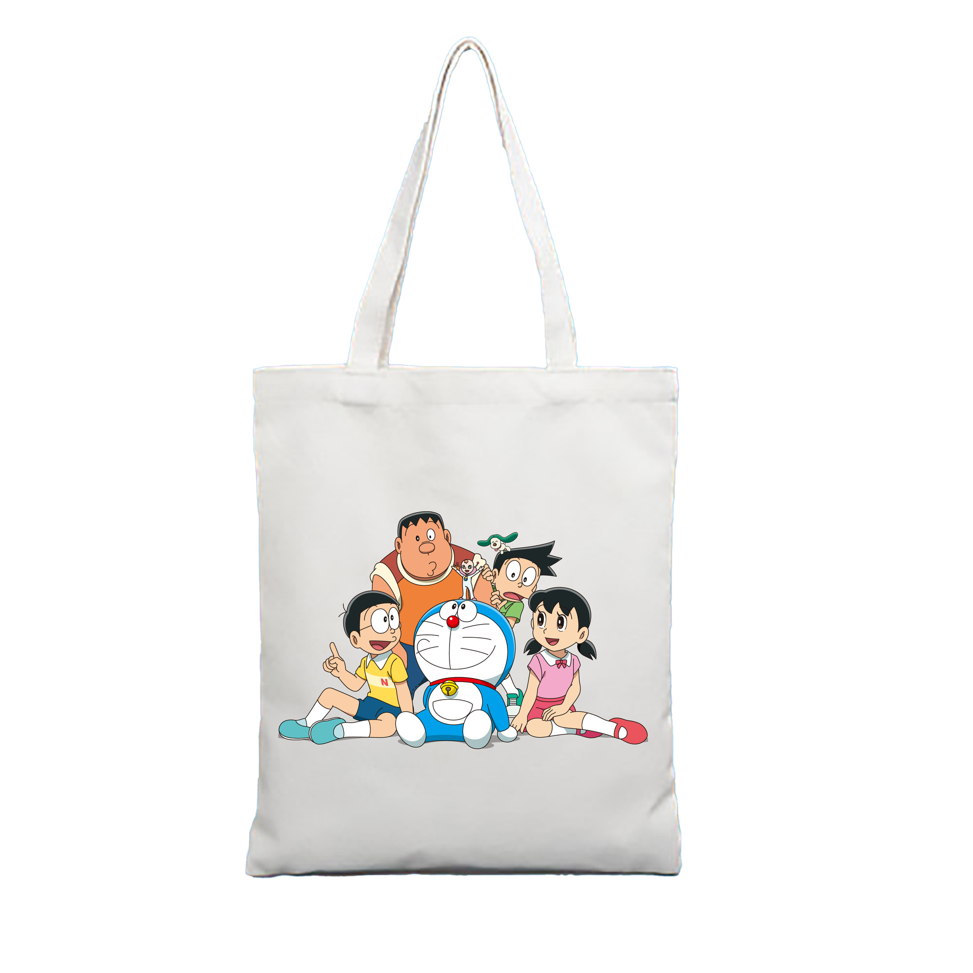 （画像用） ドラえもん Doraemon 縦型キャンバス生地手提げバッグ　トートバッグ