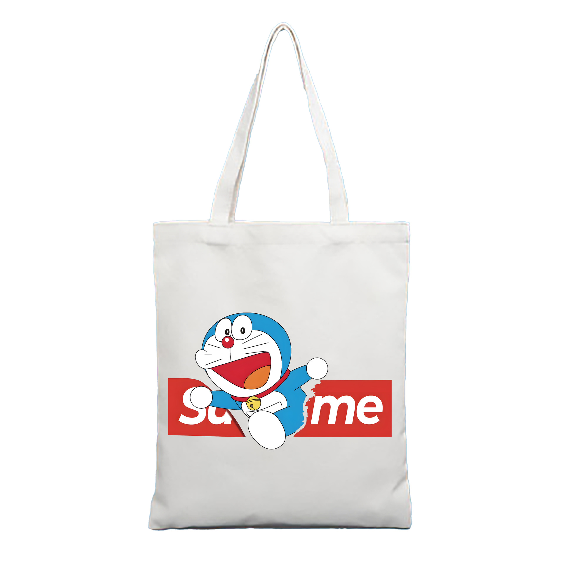 （画像用） ドラえもん Doraemon 縦型キャンバス生地手提げバッグ　トートバッグ
