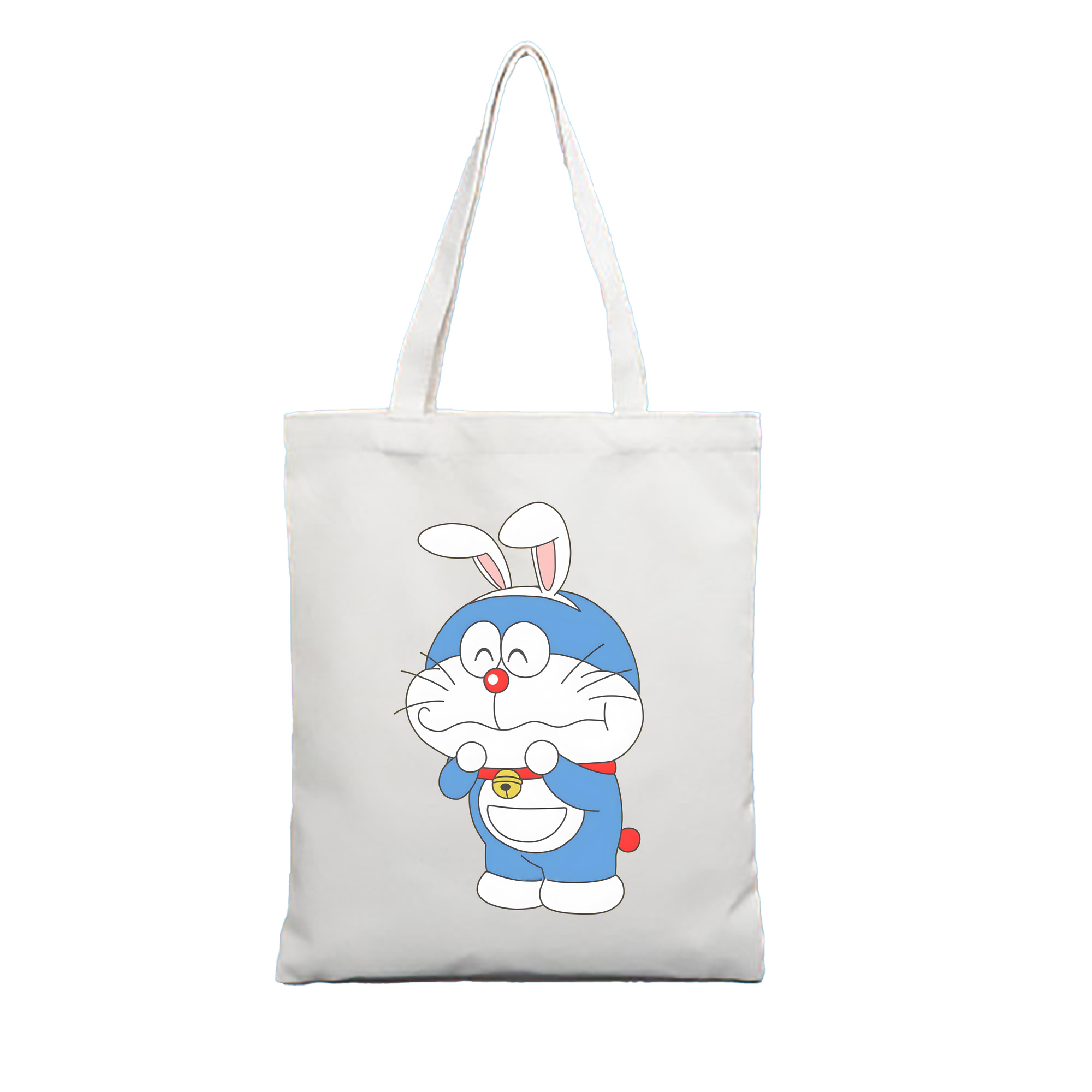 （画像用） ドラえもん Doraemon 縦型キャンバス生地手提げバッグ　トートバッグ