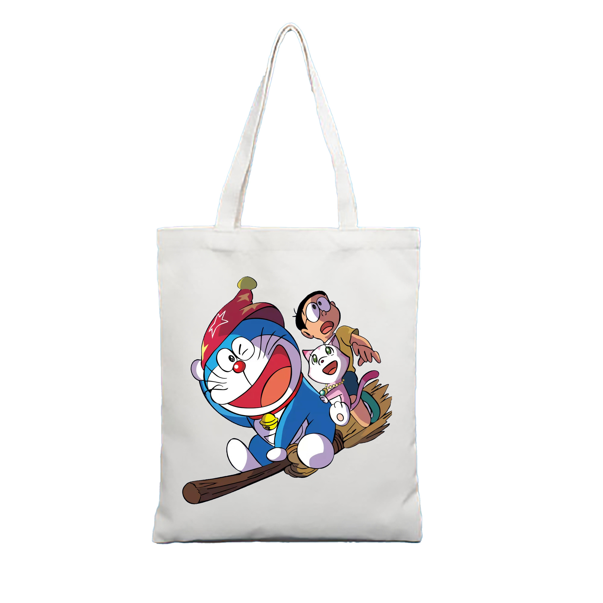 （画像用） ドラえもん Doraemon 縦型キャンバス生地手提げバッグ　トートバッグ