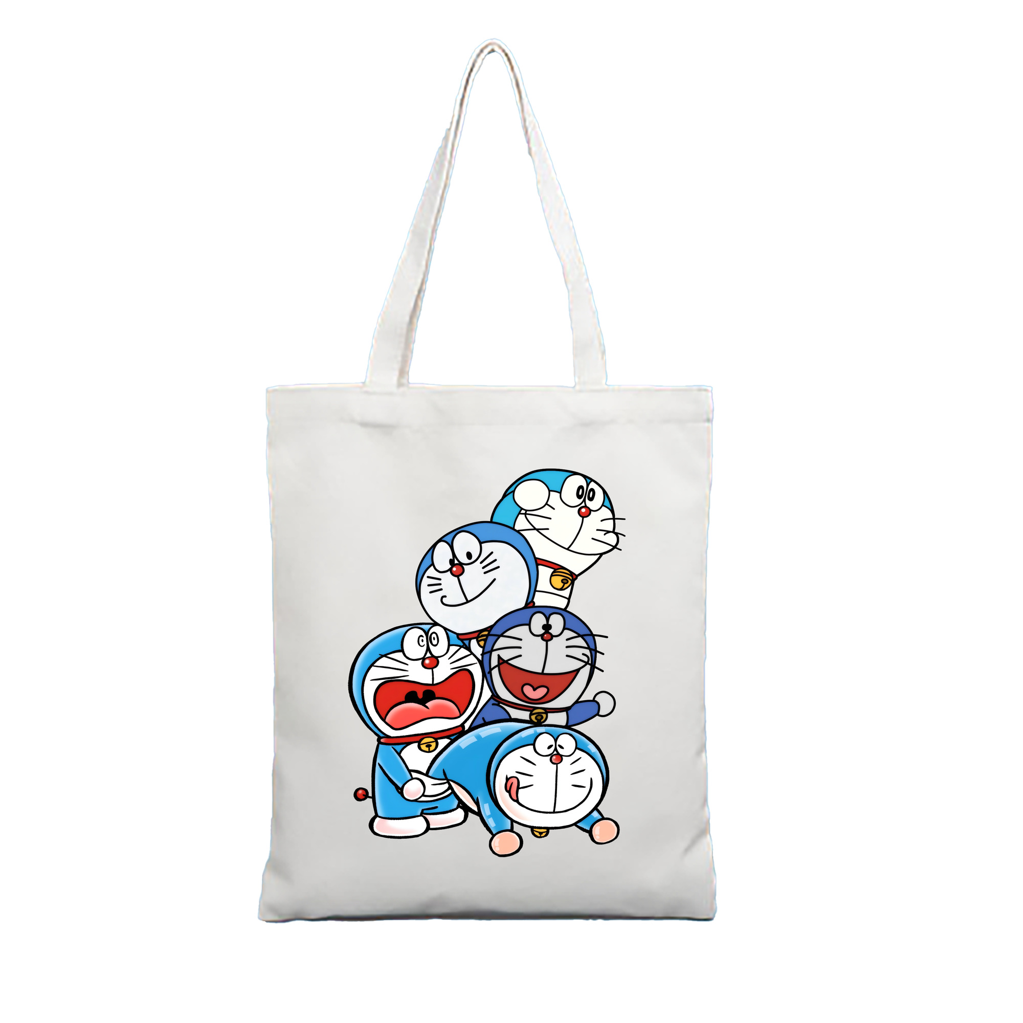 （画像用） ドラえもん Doraemon 縦型キャンバス生地手提げバッグ　トートバッグ