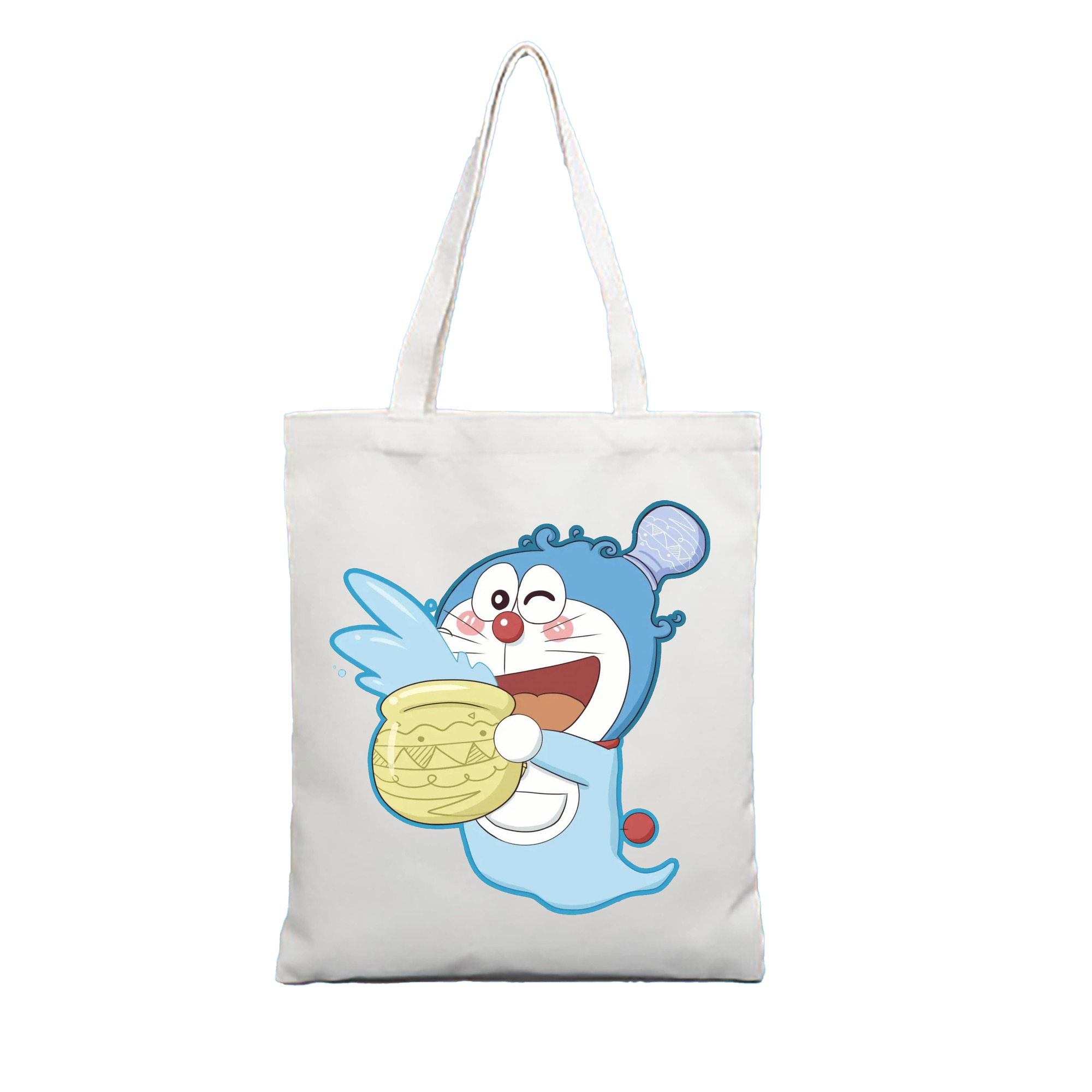 （画像用） ドラえもん Doraemon 縦型キャンバス生地手提げバッグ　トートバッグ