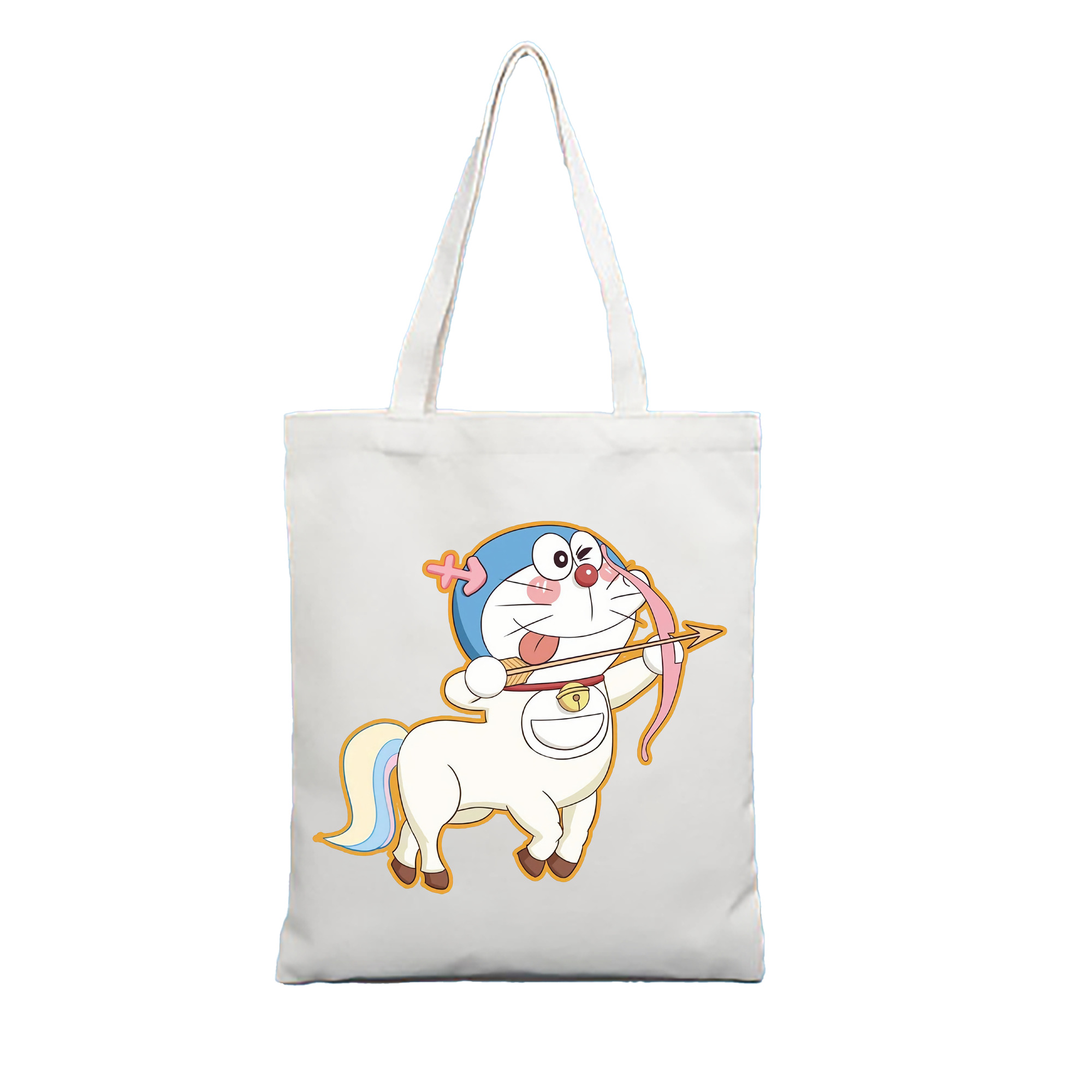 （画像用） ドラえもん Doraemon 縦型キャンバス生地手提げバッグ　トートバッグ