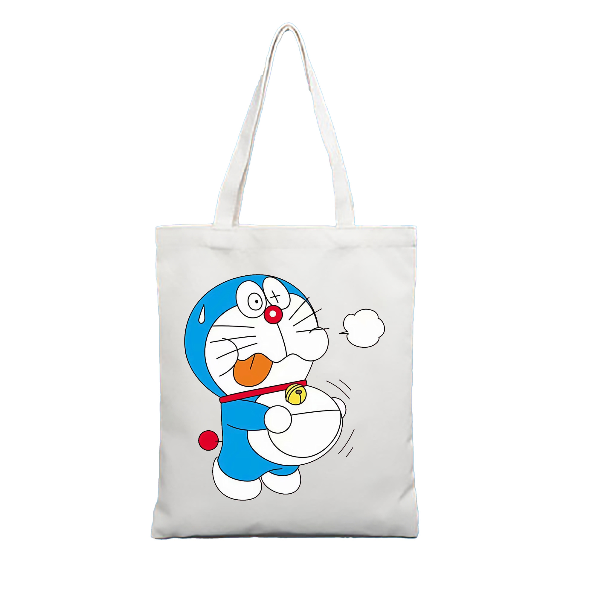 （画像用） ドラえもん Doraemon 縦型キャンバス生地手提げバッグ　トートバッグ