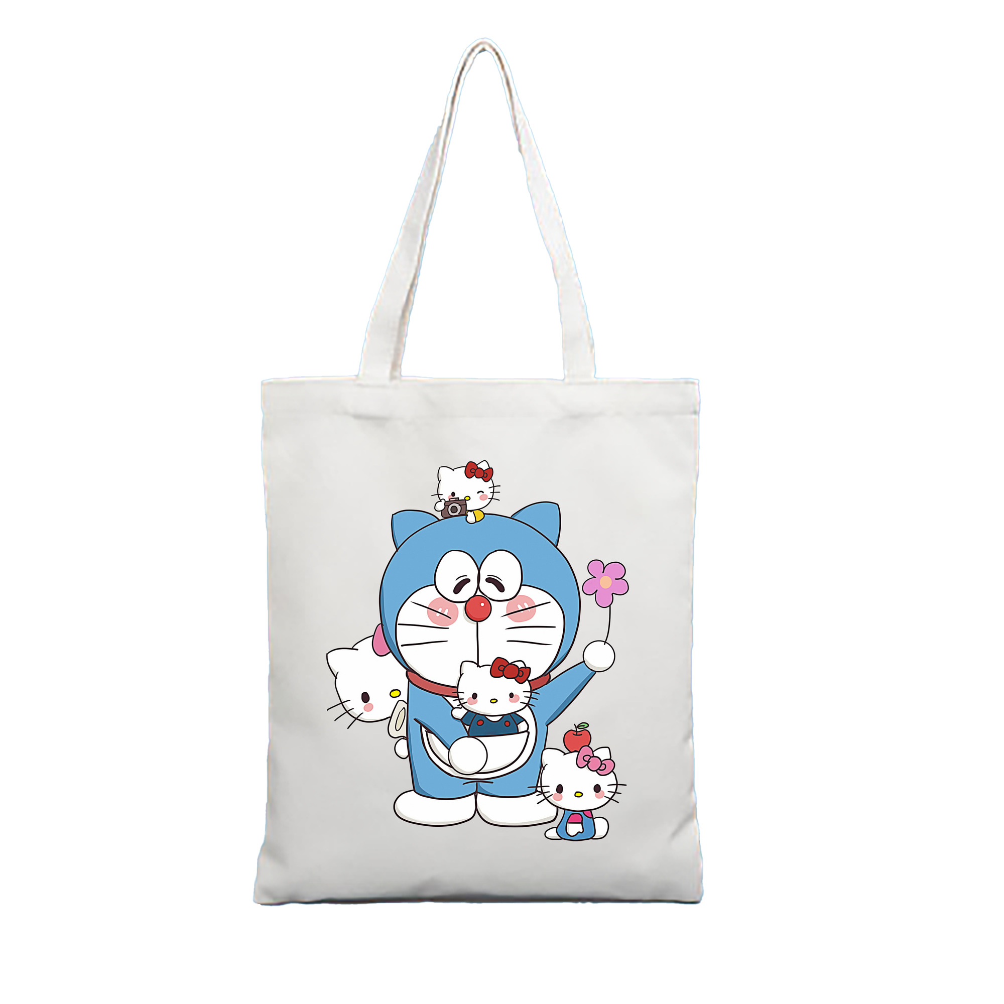 （画像用） ドラえもん Doraemon 縦型キャンバス生地手提げバッグ　トートバッグ