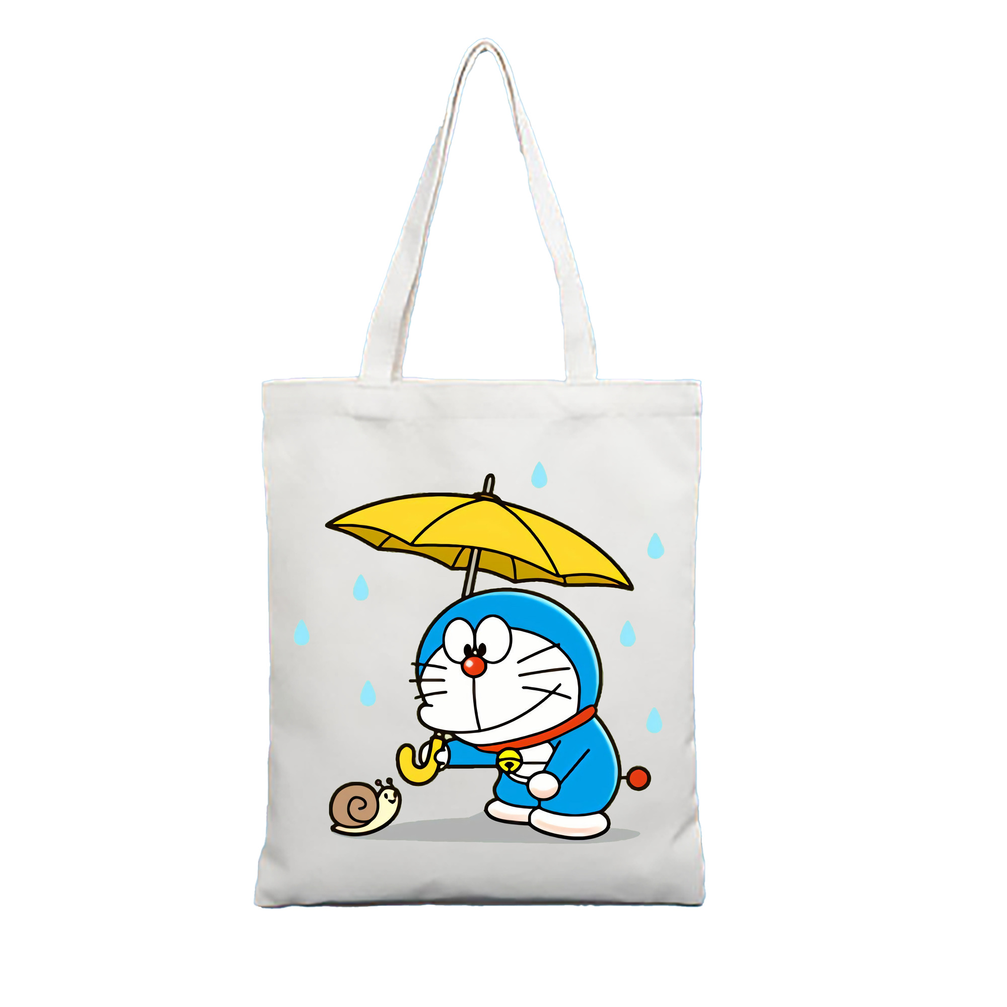 （画像用） ドラえもん Doraemon 縦型キャンバス生地手提げバッグ　トートバッグ