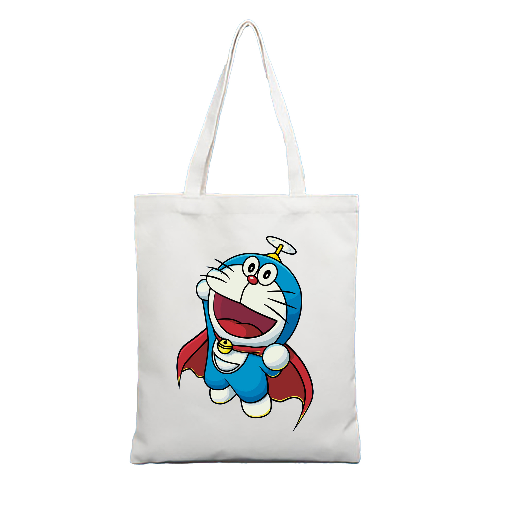 （画像用） ドラえもん Doraemon 縦型キャンバス生地手提げバッグ　トートバッグ