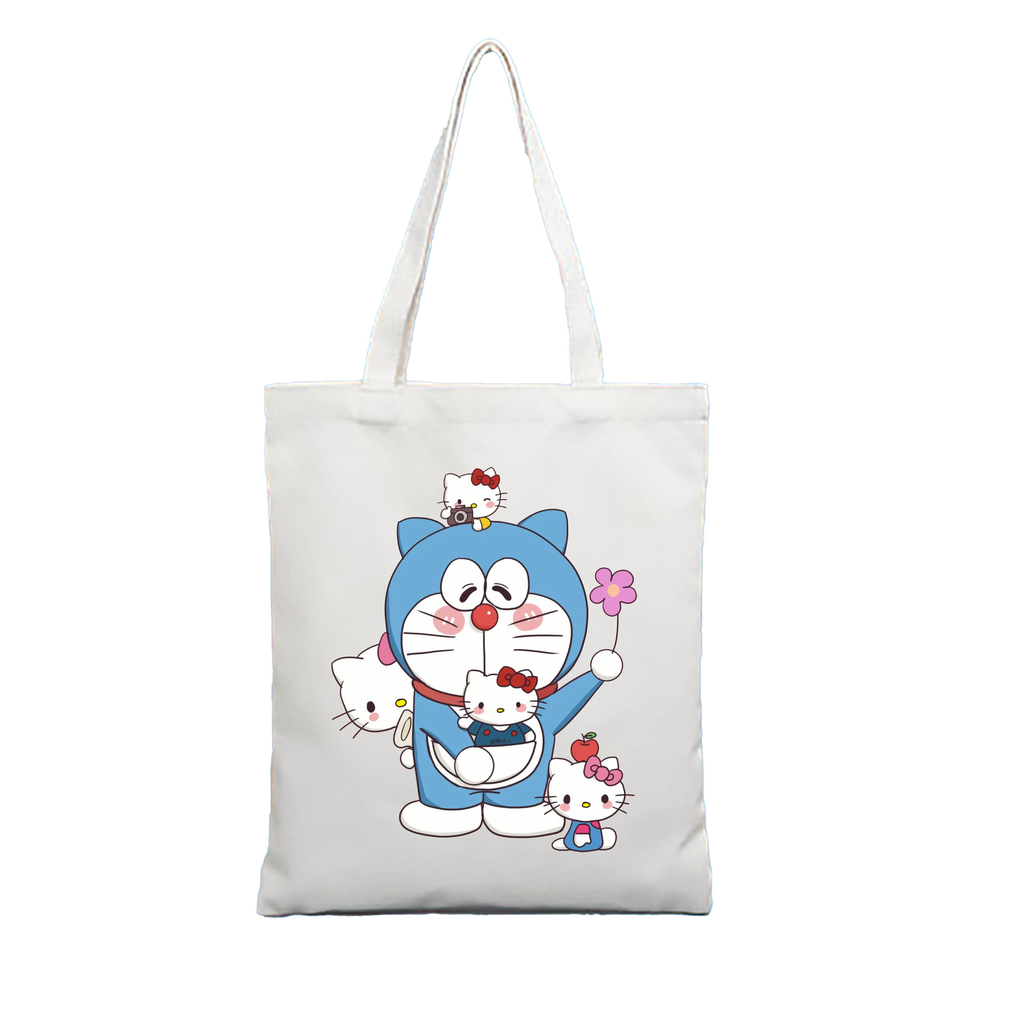 （画像用） ドラえもん Doraemon 縦型キャンバス生地手提げバッグ　トートバッグ