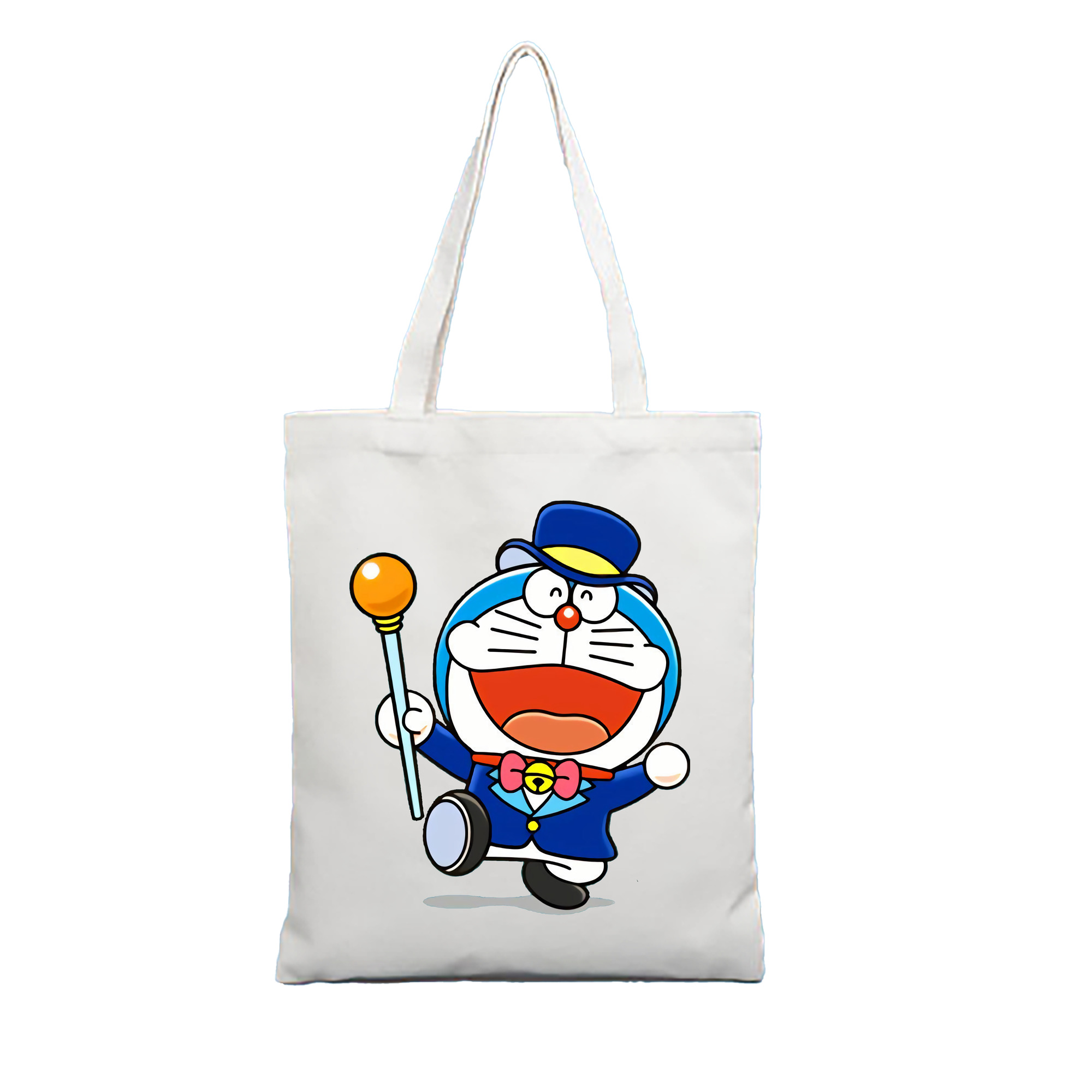 （画像用） ドラえもん Doraemon 縦型キャンバス生地手提げバッグ　トートバッグ