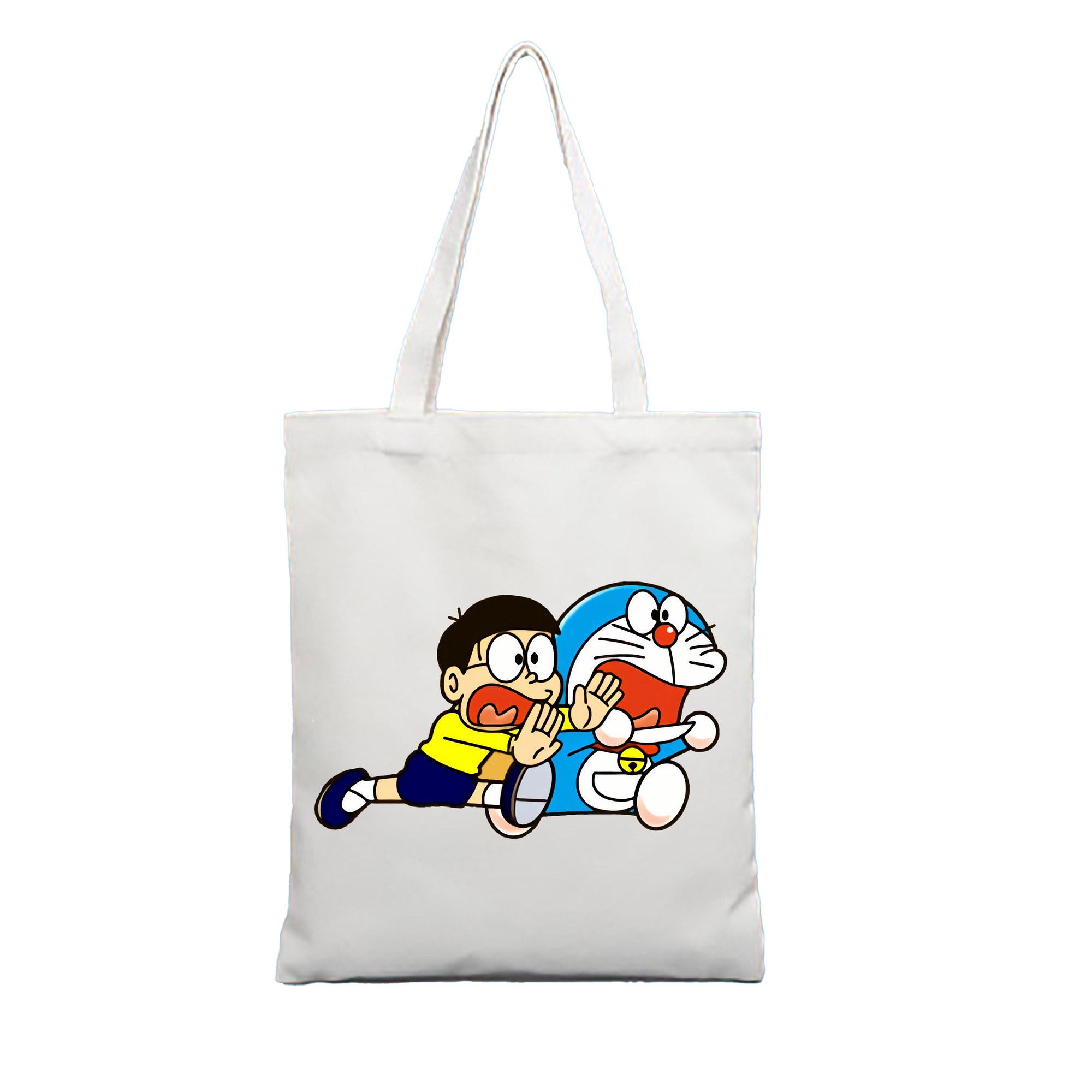 （画像用） ドラえもん Doraemon 縦型キャンバス生地手提げバッグ　トートバッグ