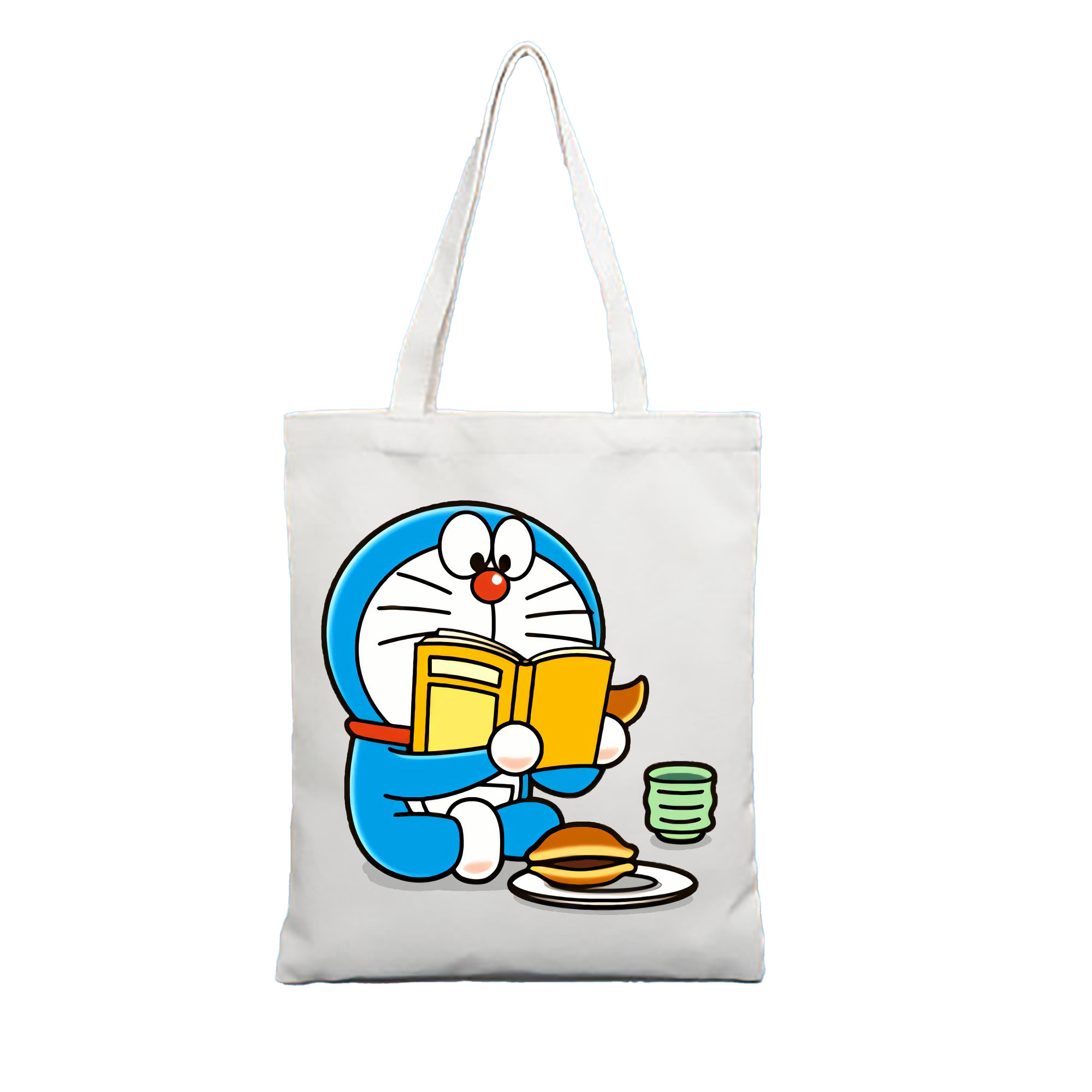 （画像用） ドラえもん Doraemon 縦型キャンバス生地手提げバッグ　トートバッグ