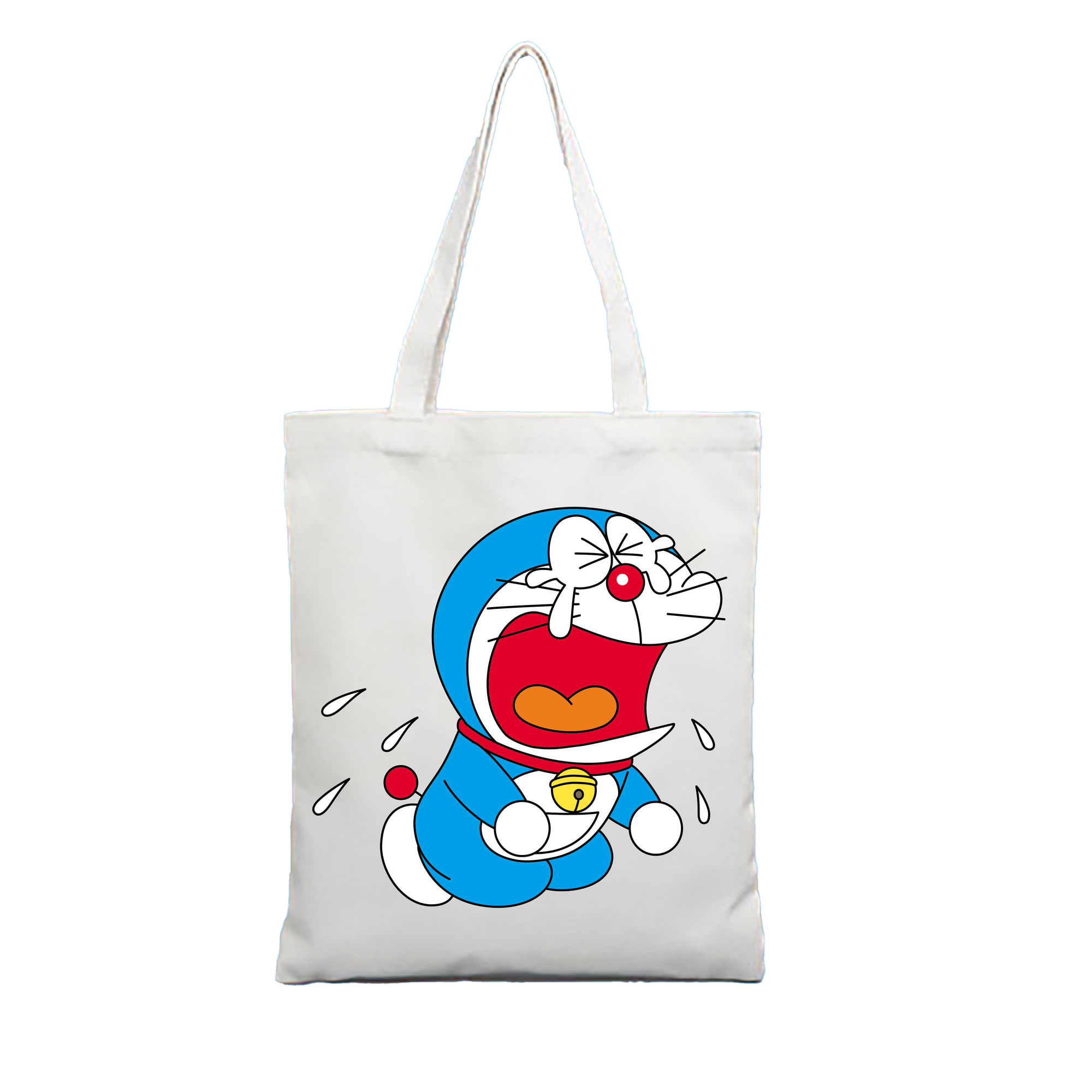 （画像用） ドラえもん Doraemon 縦型キャンバス生地手提げバッグ　トートバッグ