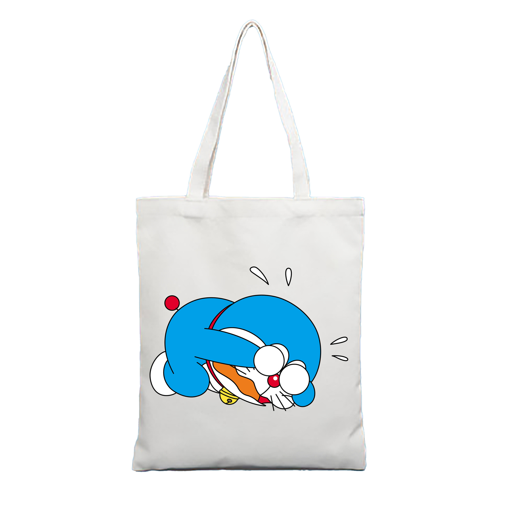 （画像用） ドラえもん Doraemon 縦型キャンバス生地手提げバッグ　トートバッグ
