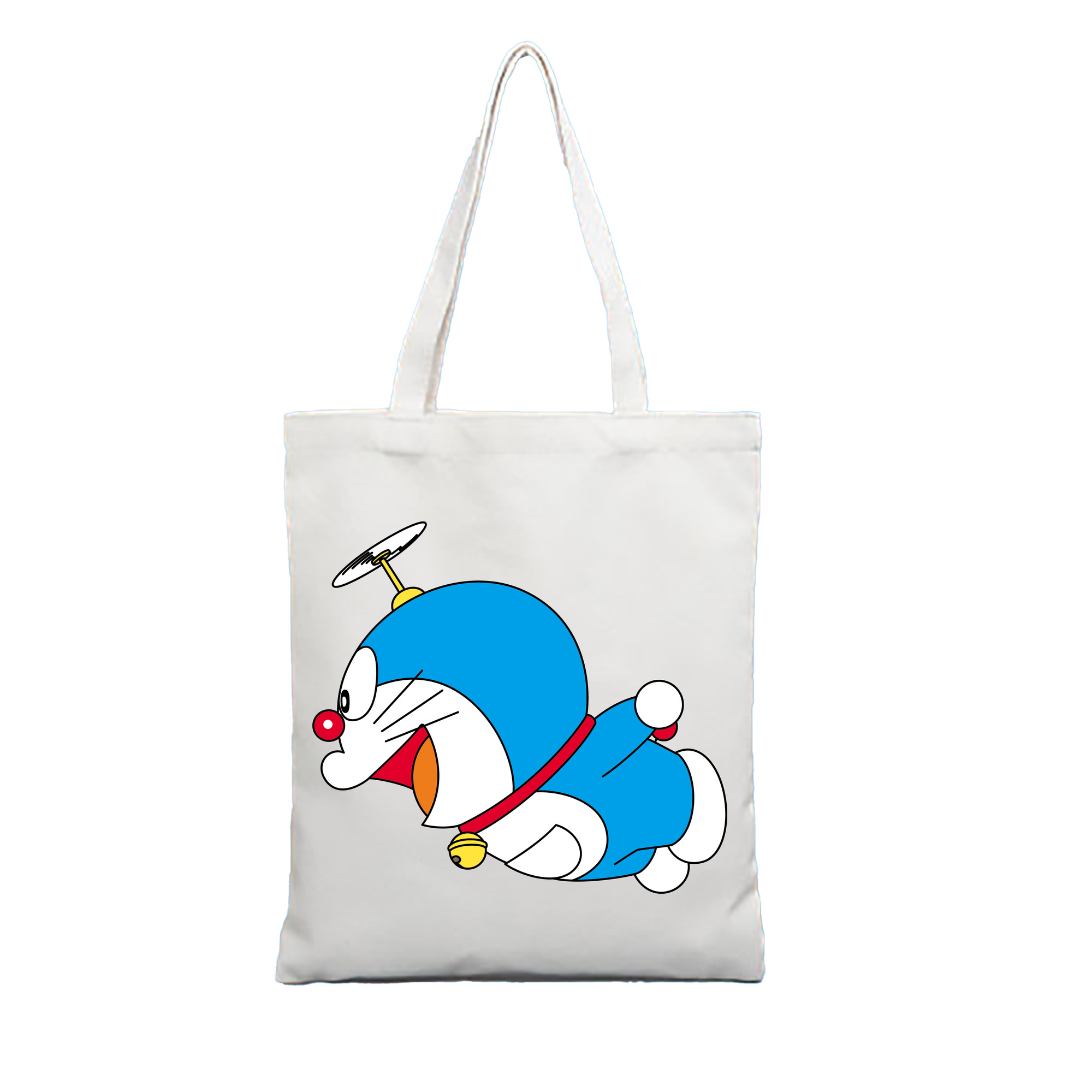 （画像用） ドラえもん Doraemon 縦型キャンバス生地手提げバッグ　トートバッグ