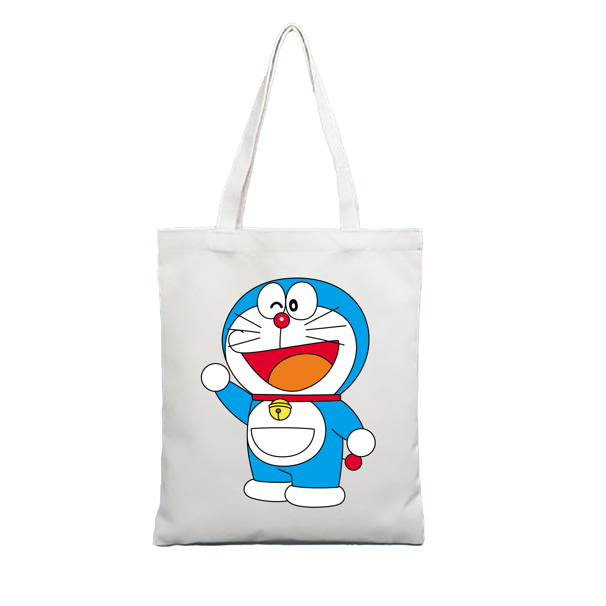 （画像用） ドラえもん Doraemon 縦型キャンバス生地手提げバッグ　トートバッグ