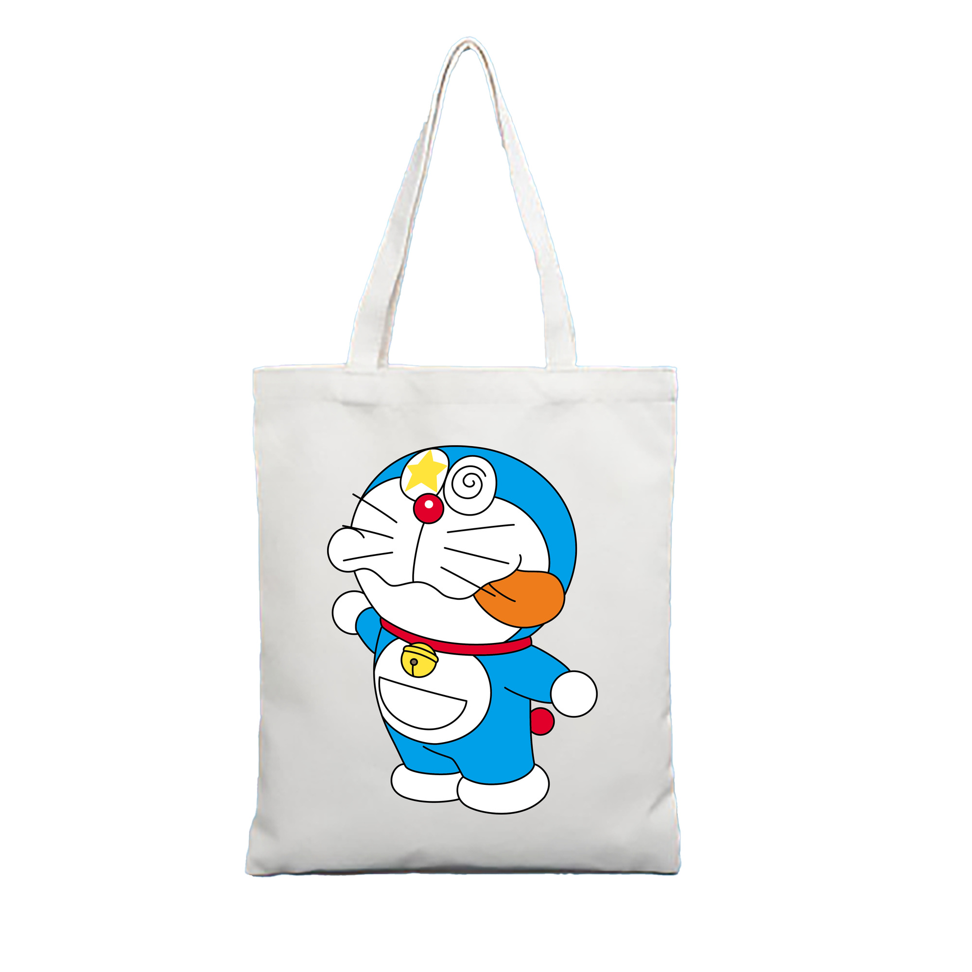 （画像用） ドラえもん Doraemon 縦型キャンバス生地手提げバッグ　トートバッグ