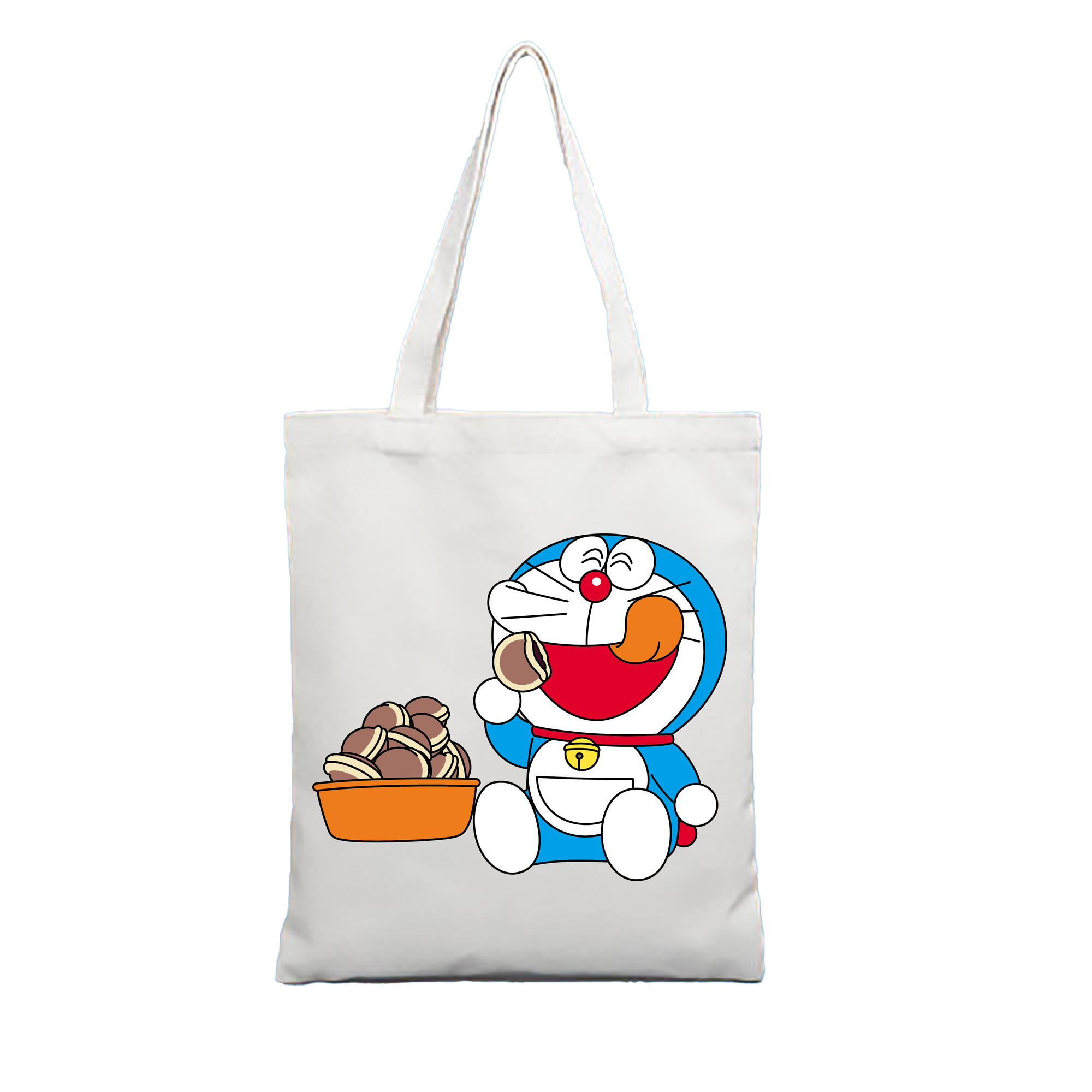（画像用） ドラえもん Doraemon 縦型キャンバス生地手提げバッグ　トートバッグ