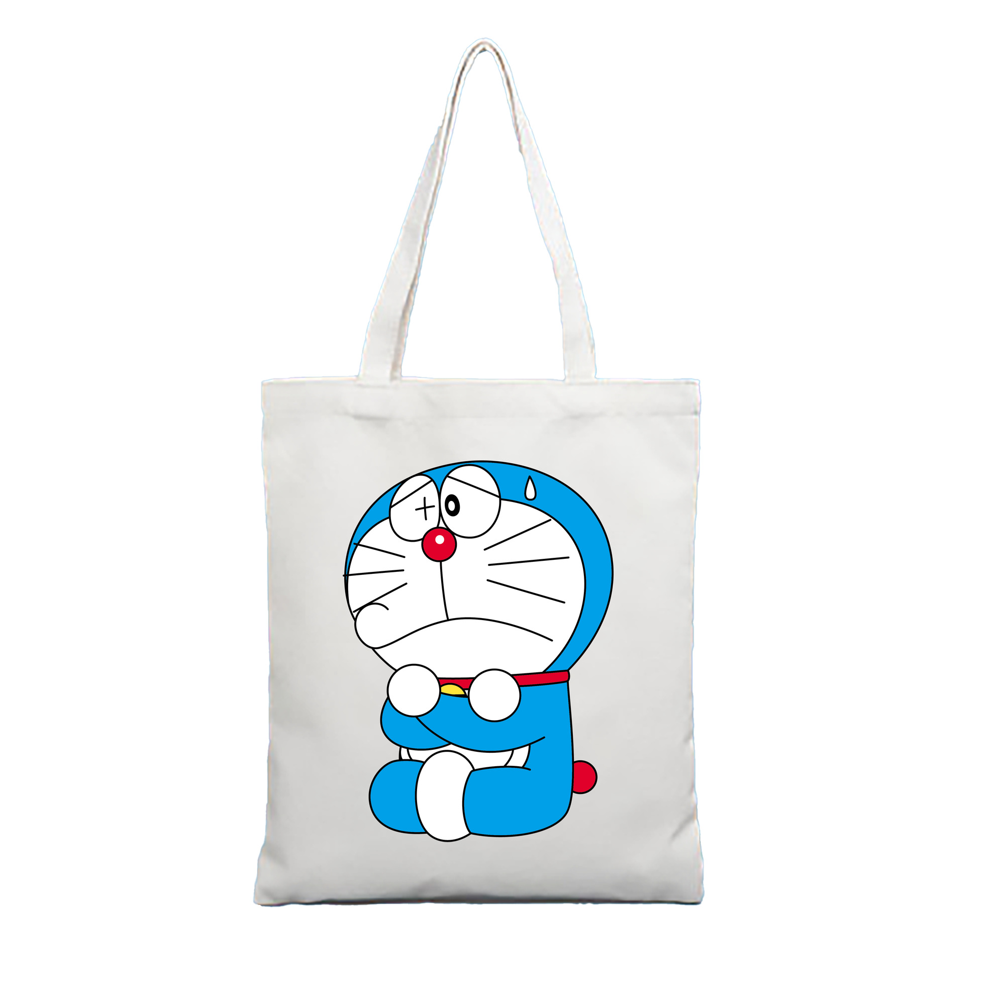 （画像用） ドラえもん Doraemon 縦型キャンバス生地手提げバッグ　トートバッグ