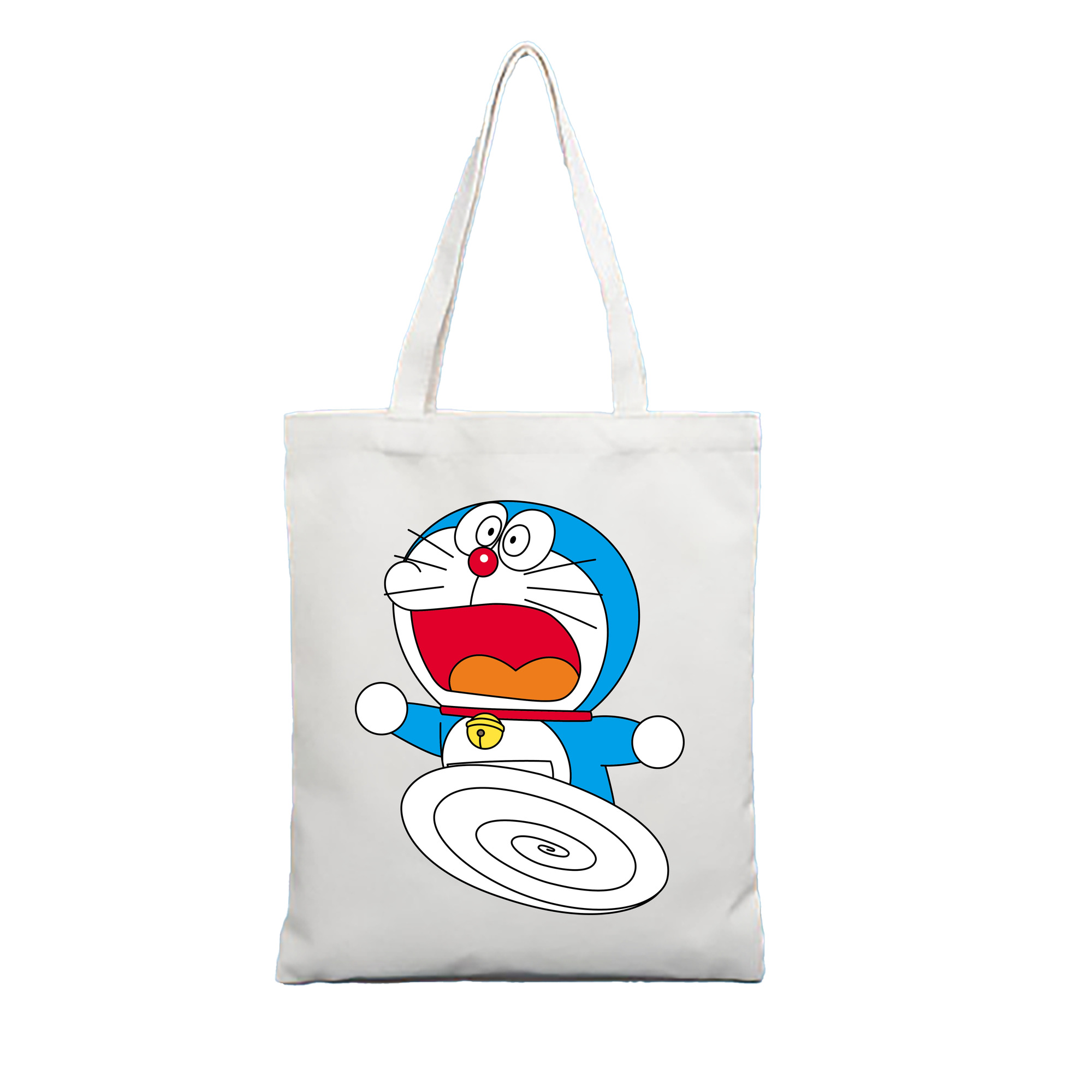 （画像用） ドラえもん Doraemon 縦型キャンバス生地手提げバッグ　トートバッグ