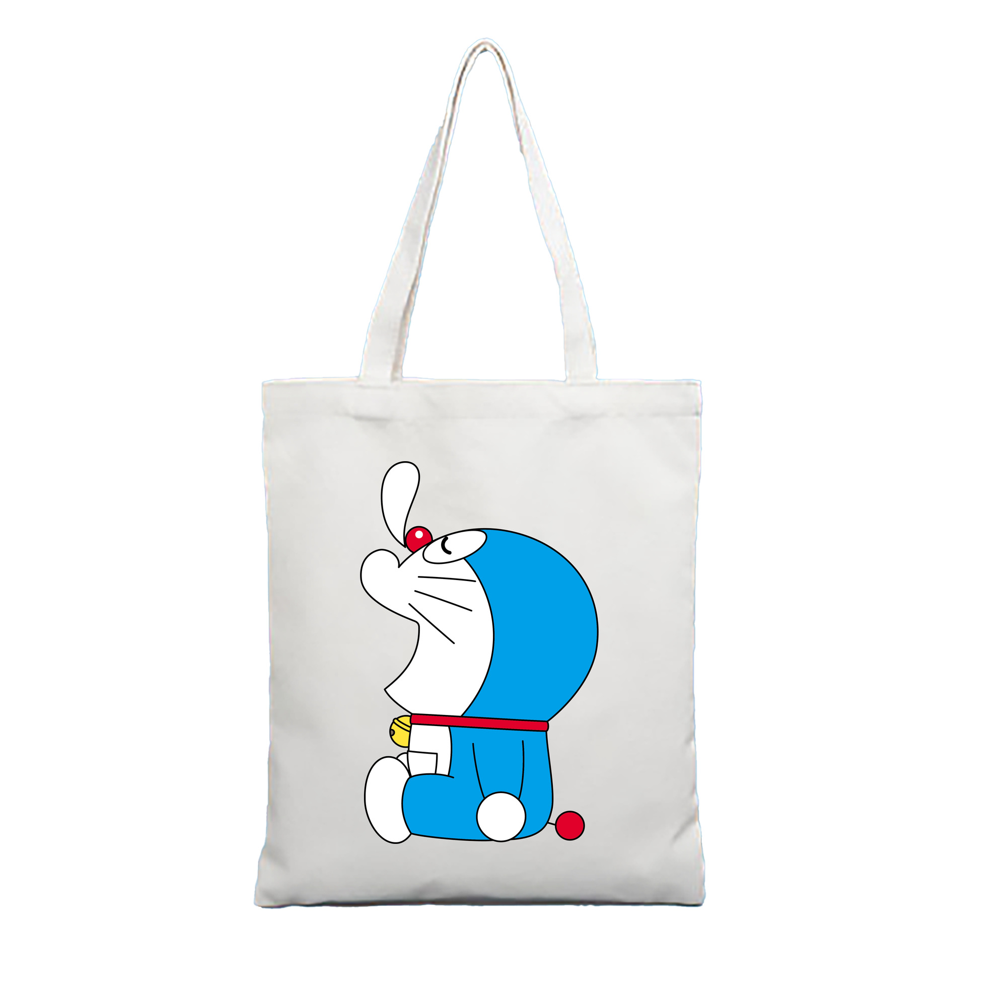 （画像用） ドラえもん Doraemon 縦型キャンバス生地手提げバッグ　トートバッグ