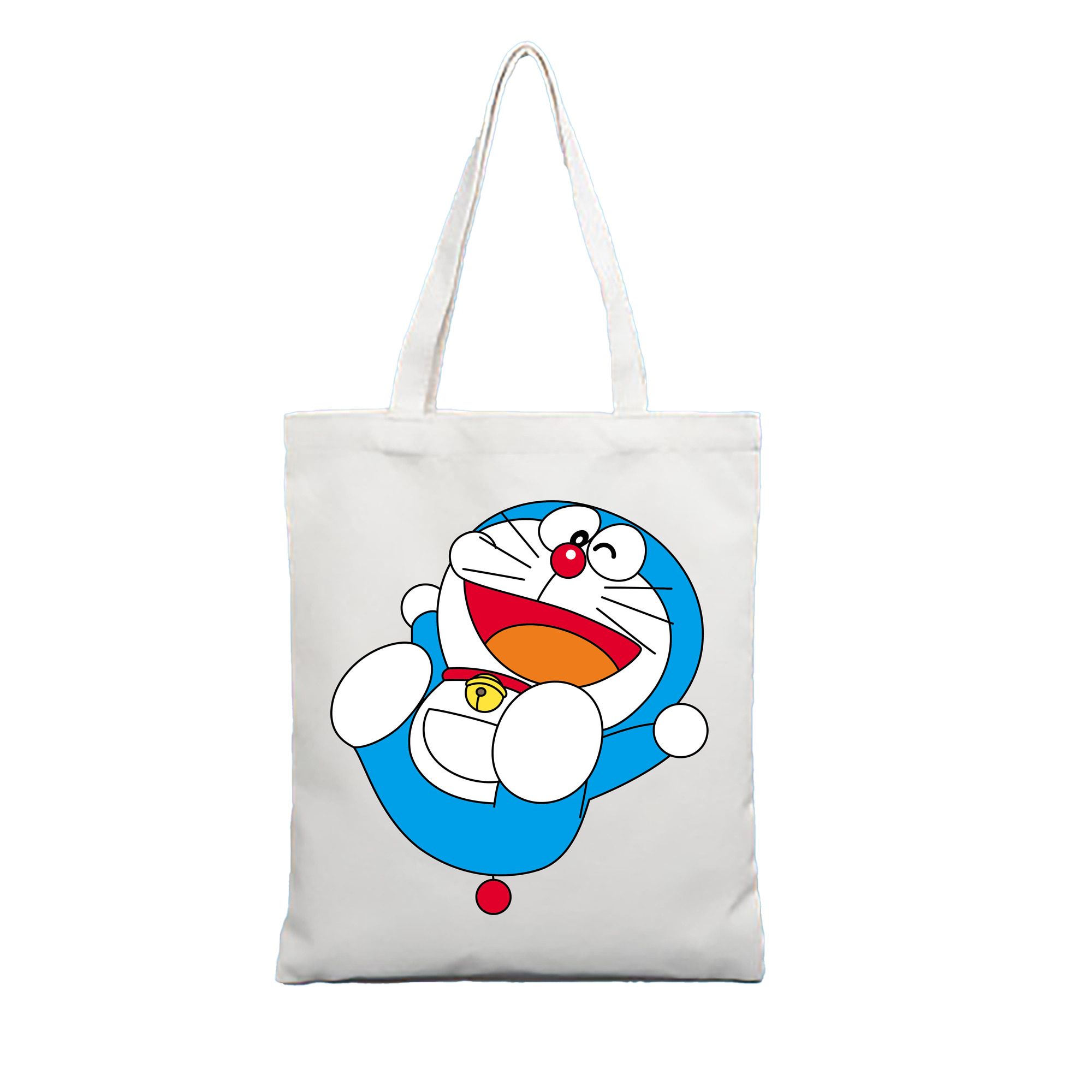 （画像用） ドラえもん Doraemon 縦型キャンバス生地手提げバッグ　トートバッグ