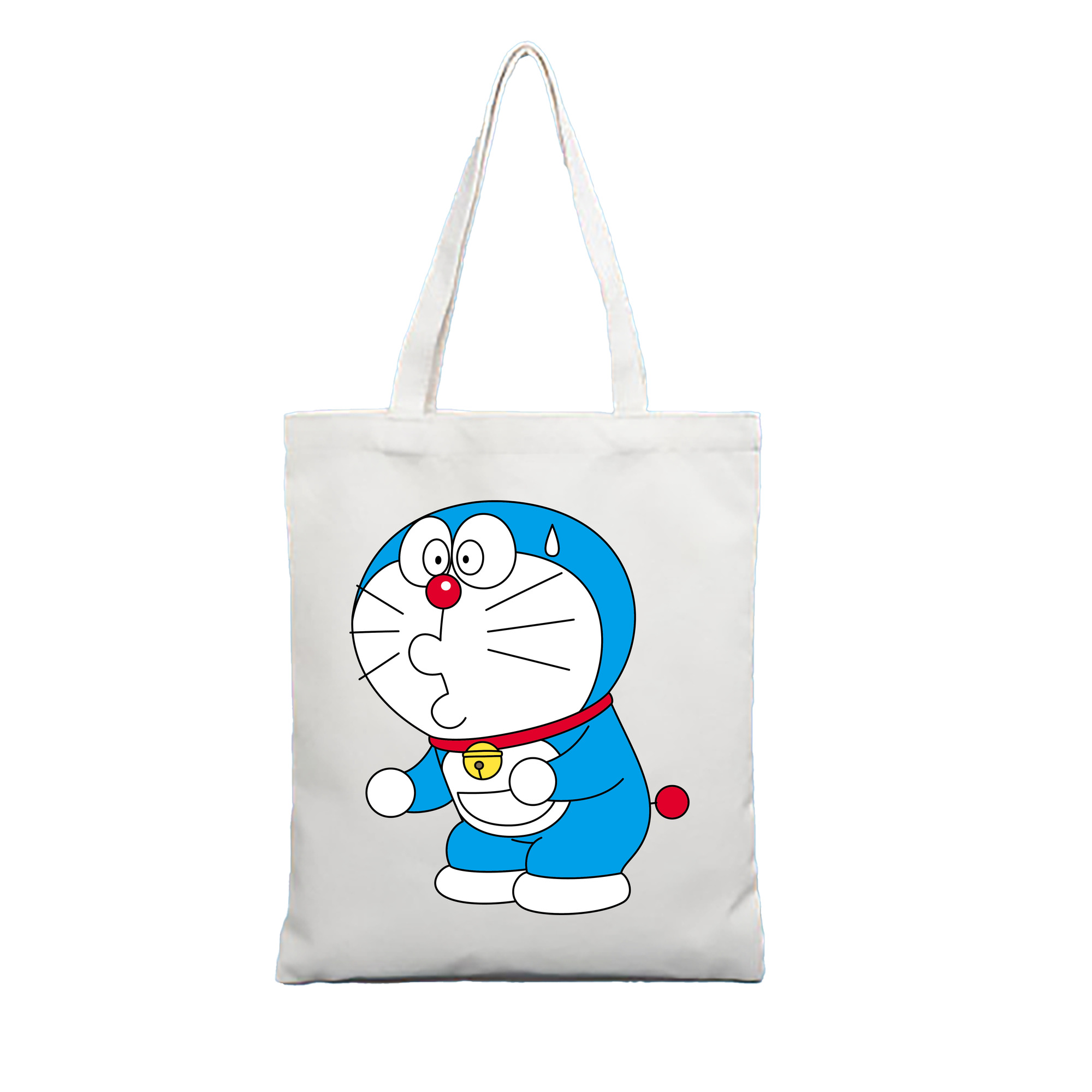 （画像用） ドラえもん Doraemon 縦型キャンバス生地手提げバッグ　トートバッグ