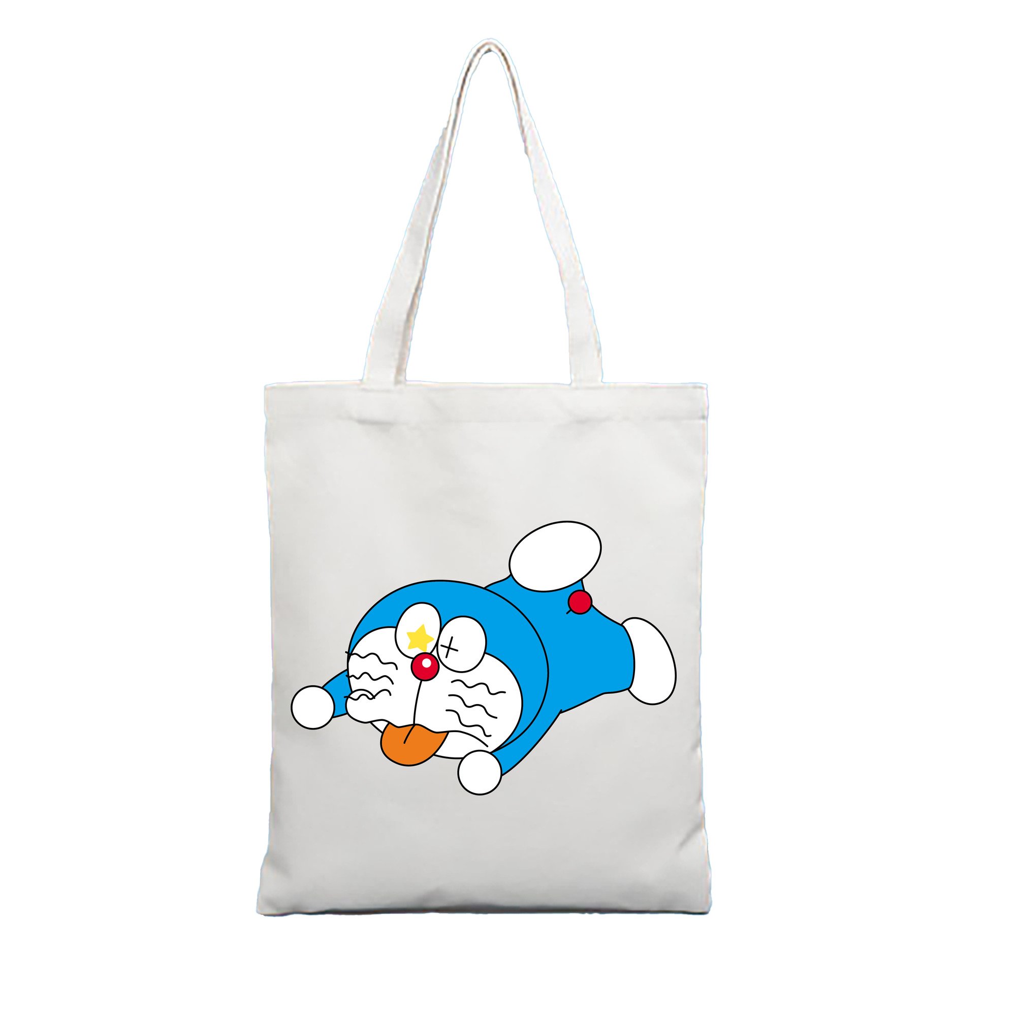 （画像用） ドラえもん Doraemon 縦型キャンバス生地手提げバッグ　トートバッグ