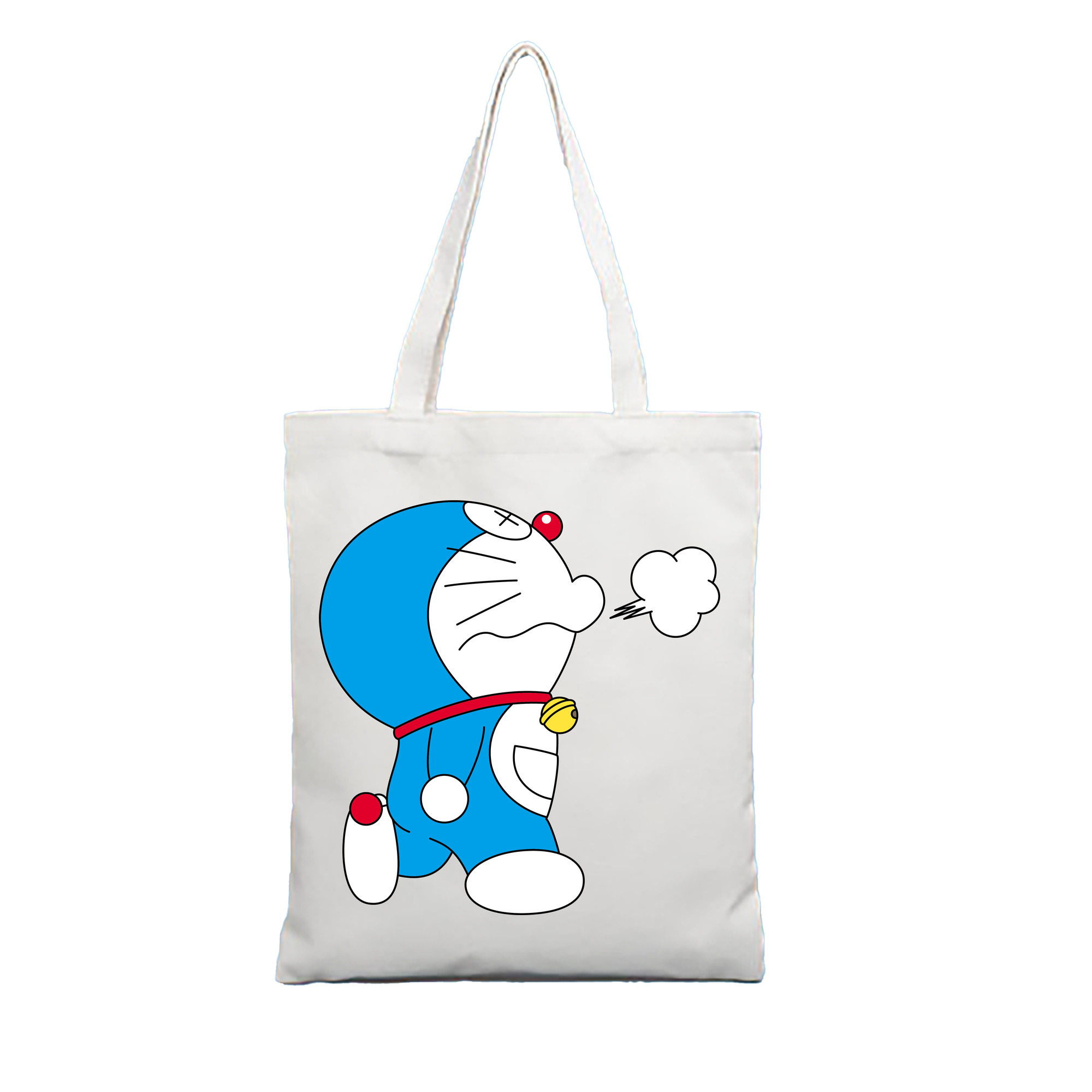 （画像用） ドラえもん Doraemon 縦型キャンバス生地手提げバッグ　トートバッグ