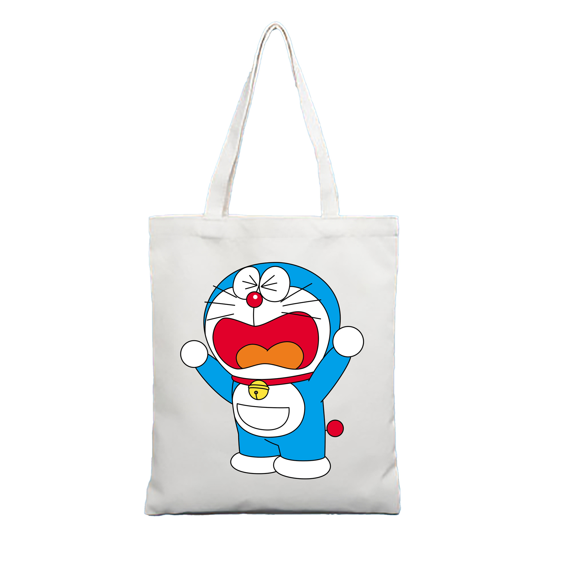 （画像用） ドラえもん Doraemon 縦型キャンバス生地手提げバッグ　トートバッグ