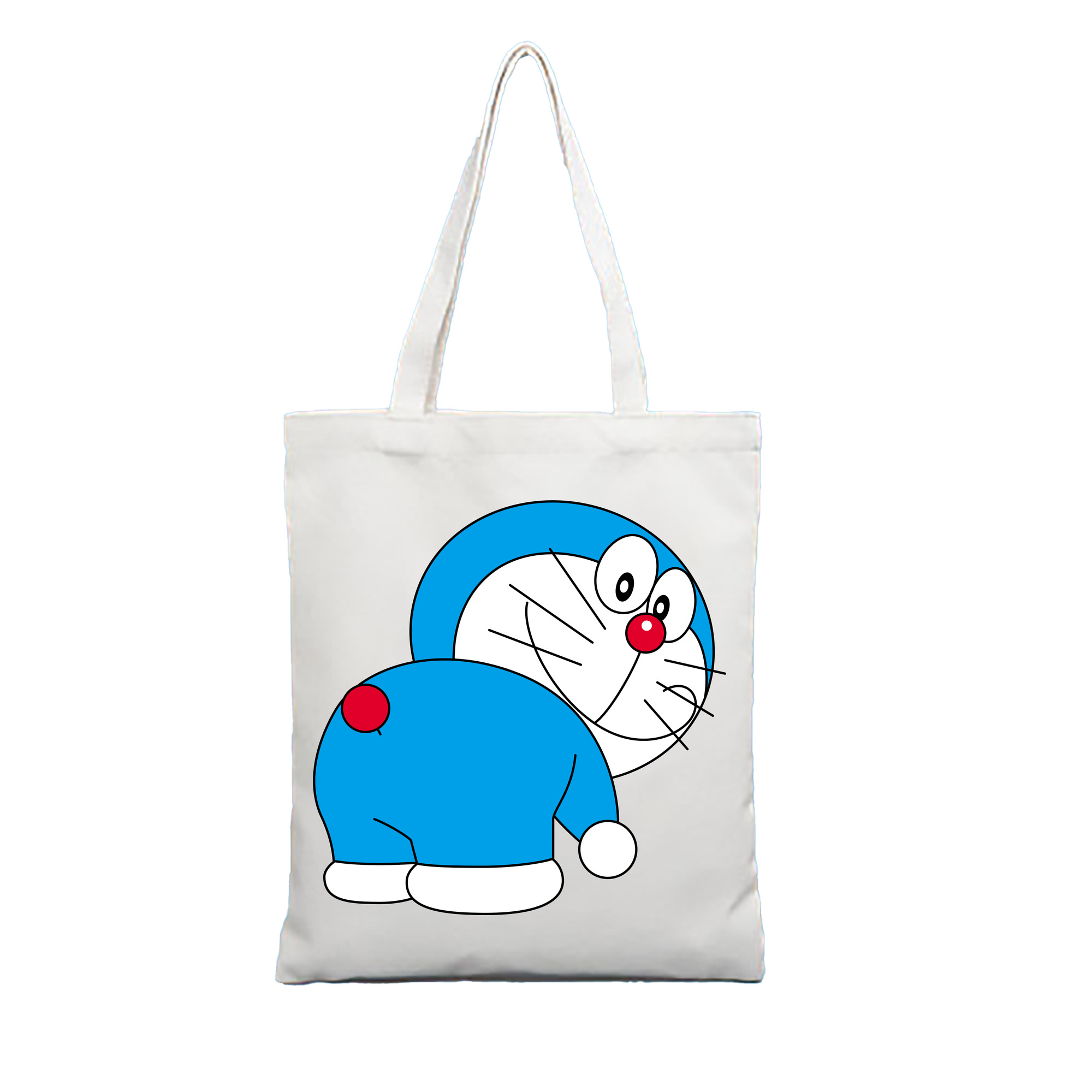 （画像用） ドラえもん Doraemon 縦型キャンバス生地手提げバッグ　トートバッグ